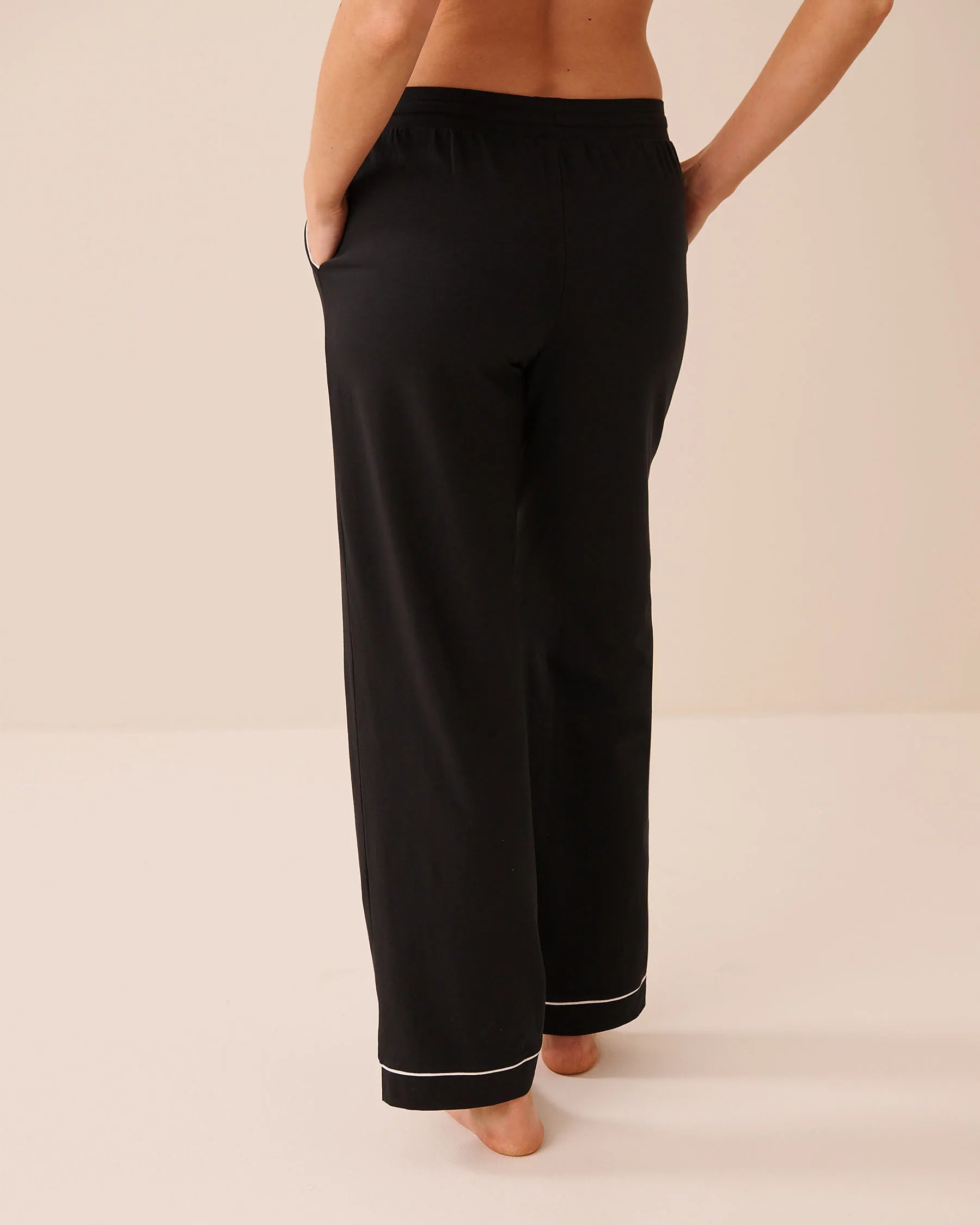 La Vie en Rose Black Beauty Women Essential Breathable Cotton Pajama Pants SKU: 40200831_00001 Image 02