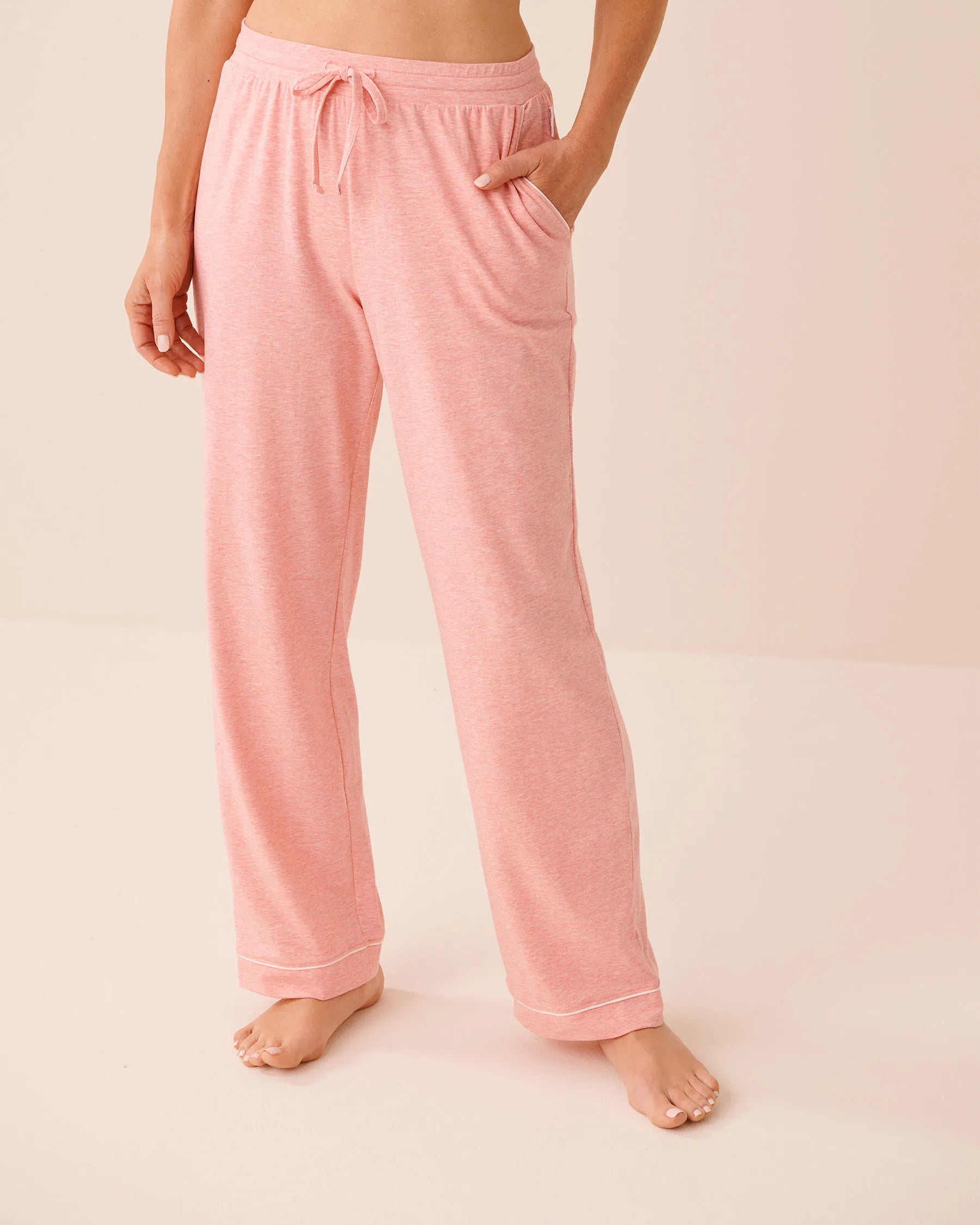 La Vie en Rose Pink Icing Mix Women Essential Breathable Cotton Pajama Pants SKU: 40200831_60233 Image 01