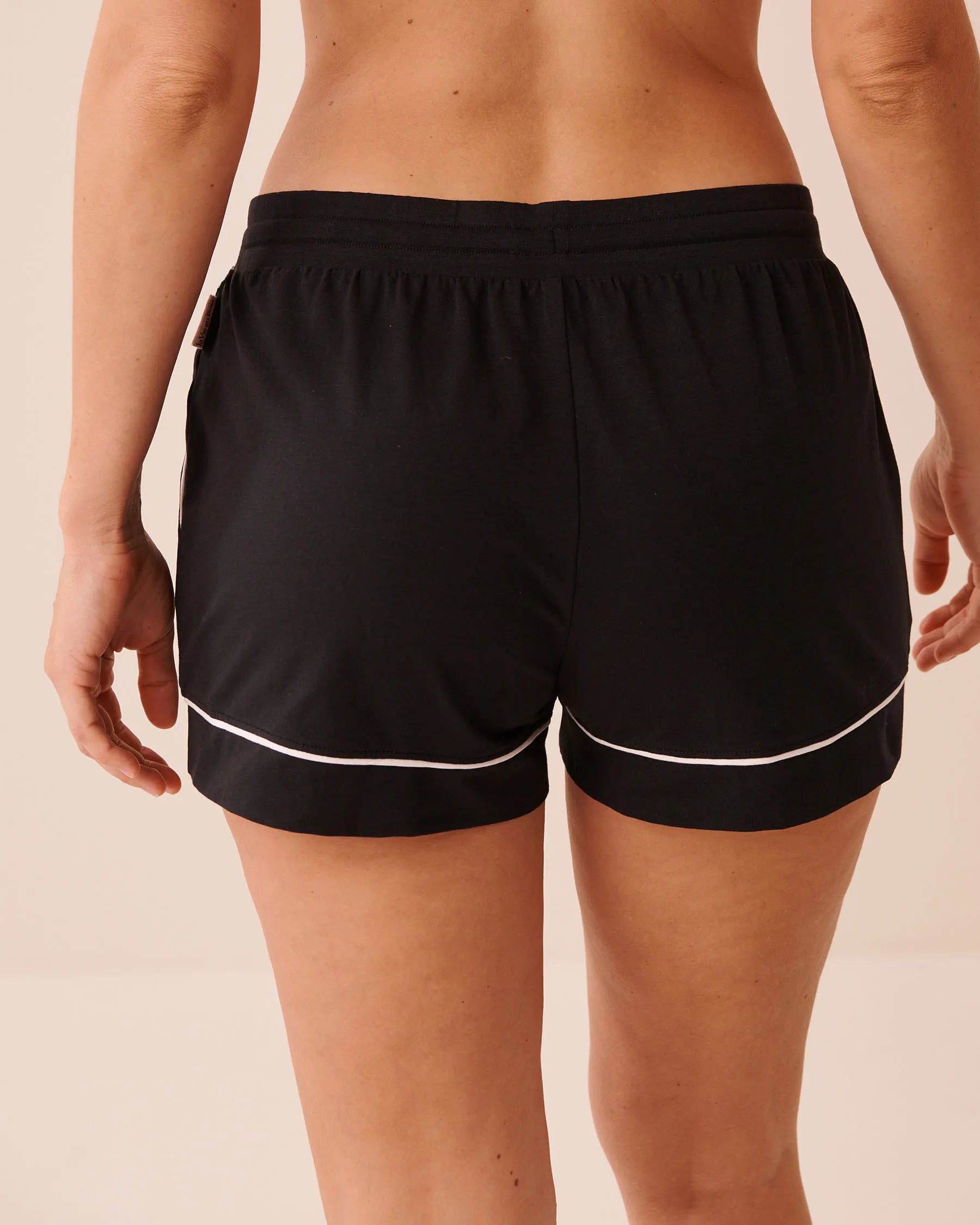 La Vie en Rose Black Beauty Women Essential Breathable Cotton Pajama Shorts SKU: 40200832_00001 Image 02