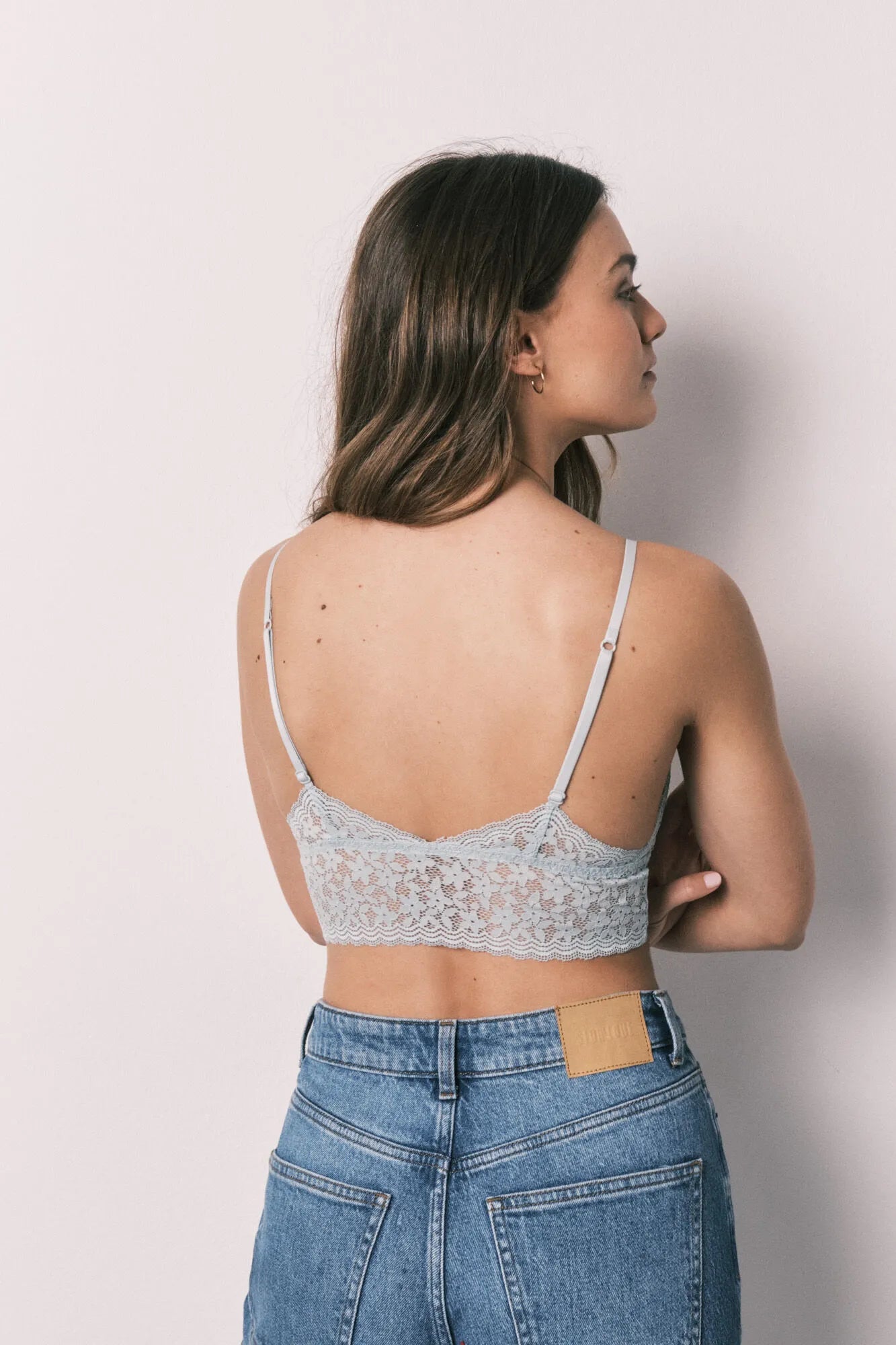 Women Secret Light Blue Women Blue Lace Triangle Bralette SKU: 4023004_17 Image 06