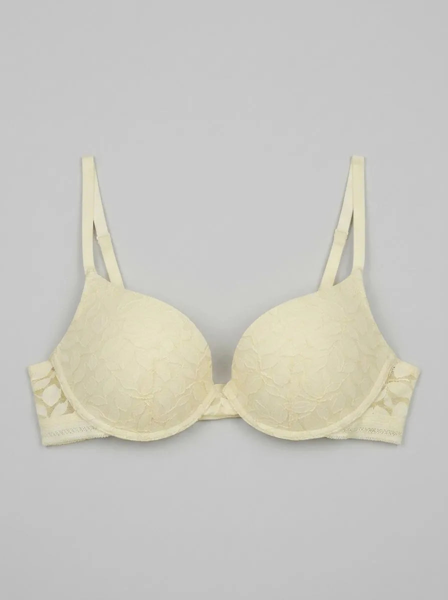 Women Secret_Tan_GORGEOUS Beige Lace Push-Up Bra in Different Cup Sizes_4023831_35_00