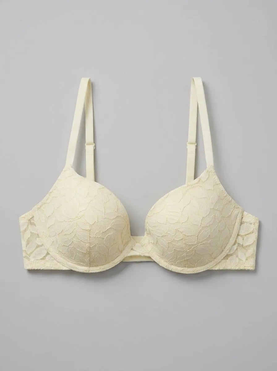 Women Secret_Tan_Beige Lace Classic BEAUTIFUL Padded Bra in Different Cup Sizes_4023838_35_00