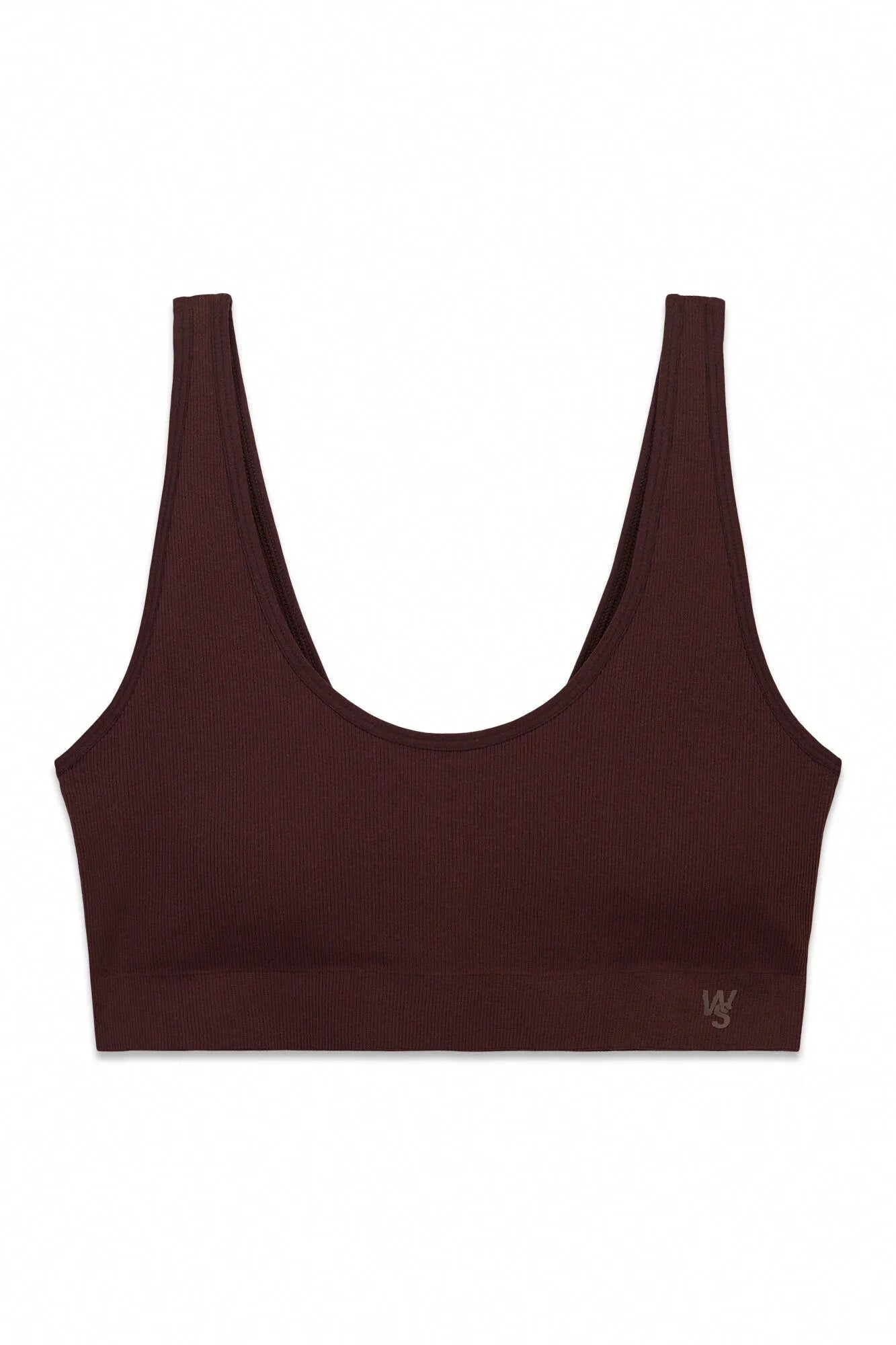 Women Secret Maroon Women Burgundy Plain Seamless Top SKU: 4023894_69 Image 08