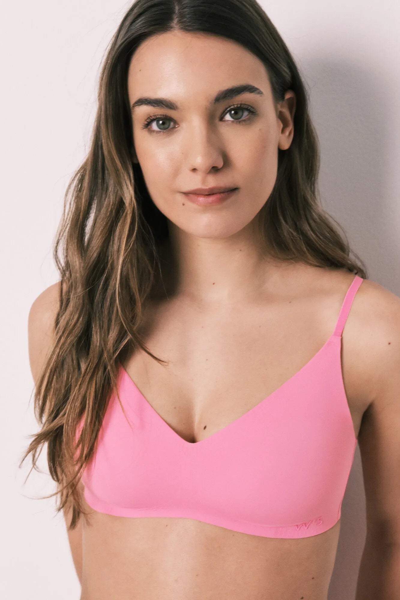 Women Secret Coral Women Coral Plain Clean Cut Triangular Top SKU: 4023945_63 Image 03