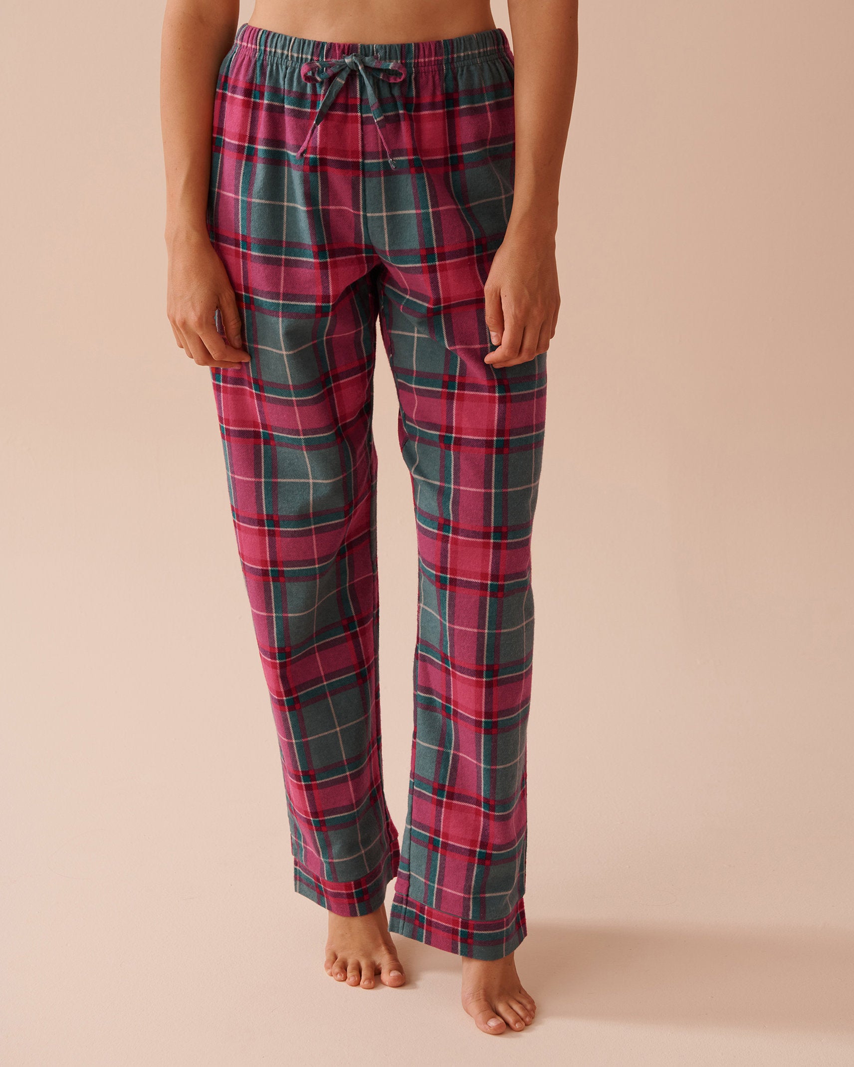 Teddy Bear Print Flannel PJ Set_40400073_P40377_08