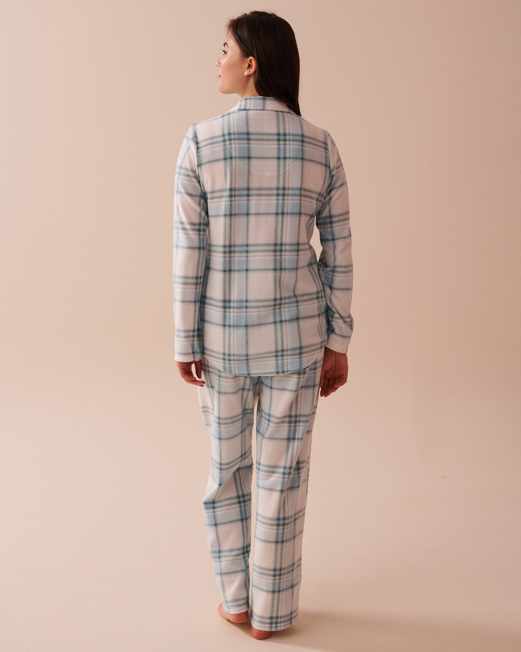 Deer Print Micropolar PJ Set_40400074_P10435_03