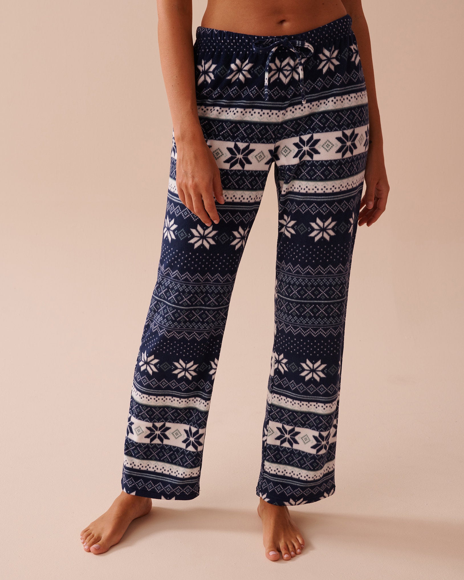 Deer Print Micropolar PJ Set_40400074_P40371_04