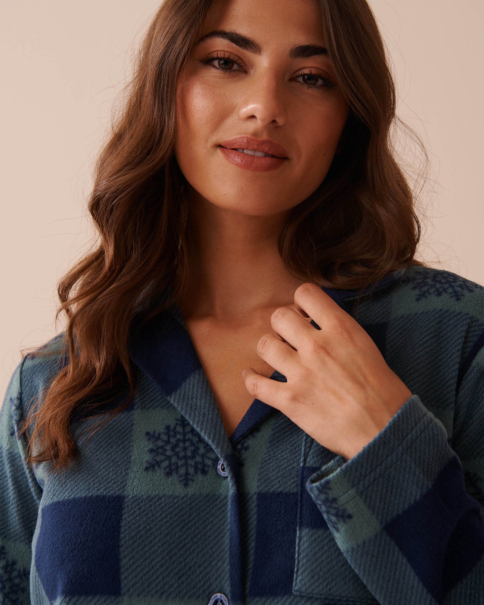 Deer Print Micropolar PJ Set_40400074_P40372_03