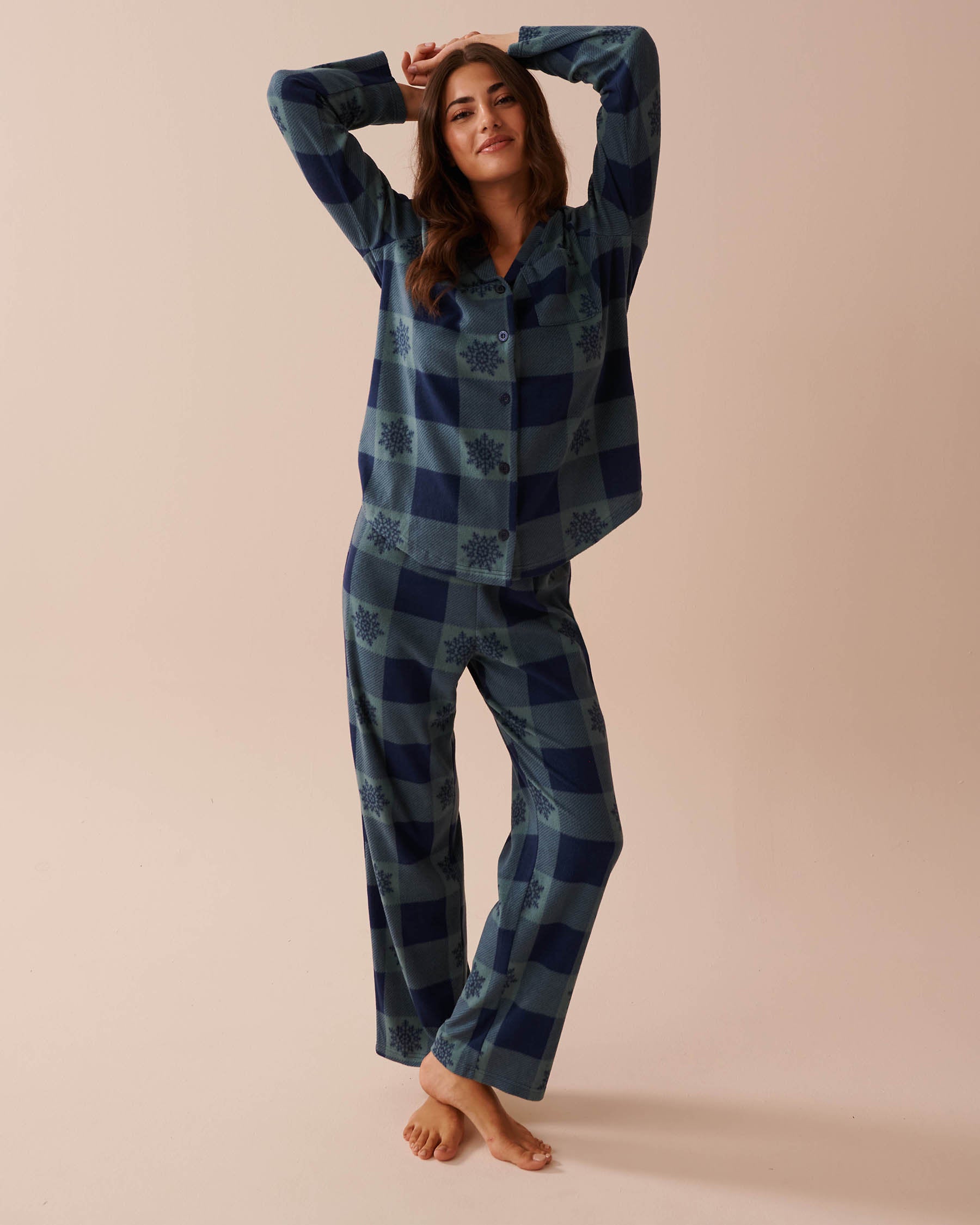 Deer Print Micropolar PJ Set_40400074_P40372_06