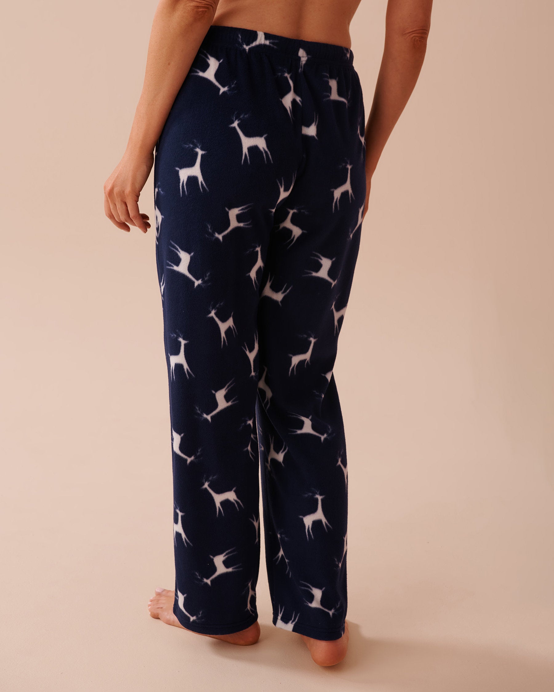 Deer Print Micropolar PJ Set_40400074_P40373_05