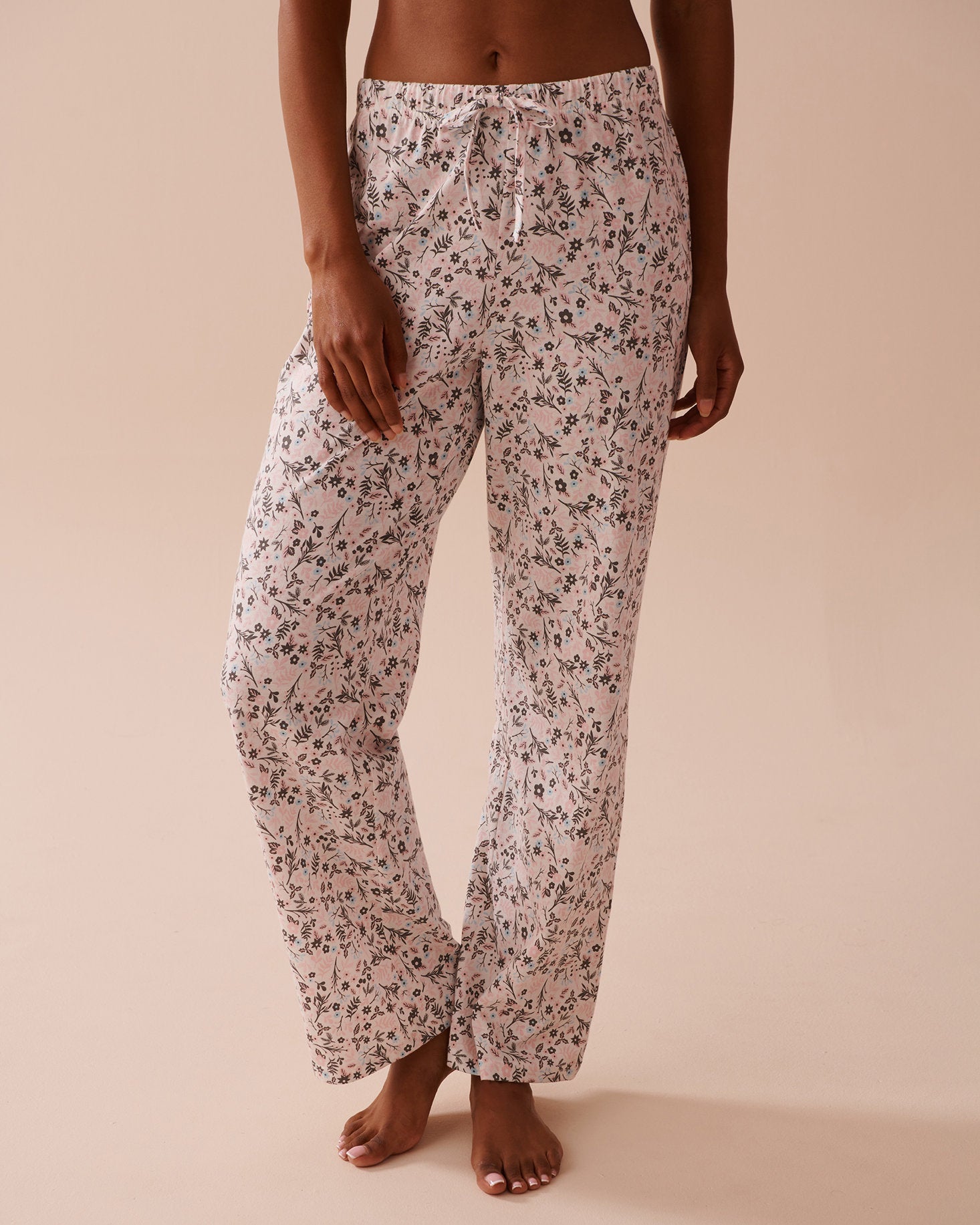 Blue Plaid Cotton PJ Set_40400075_P10441_05