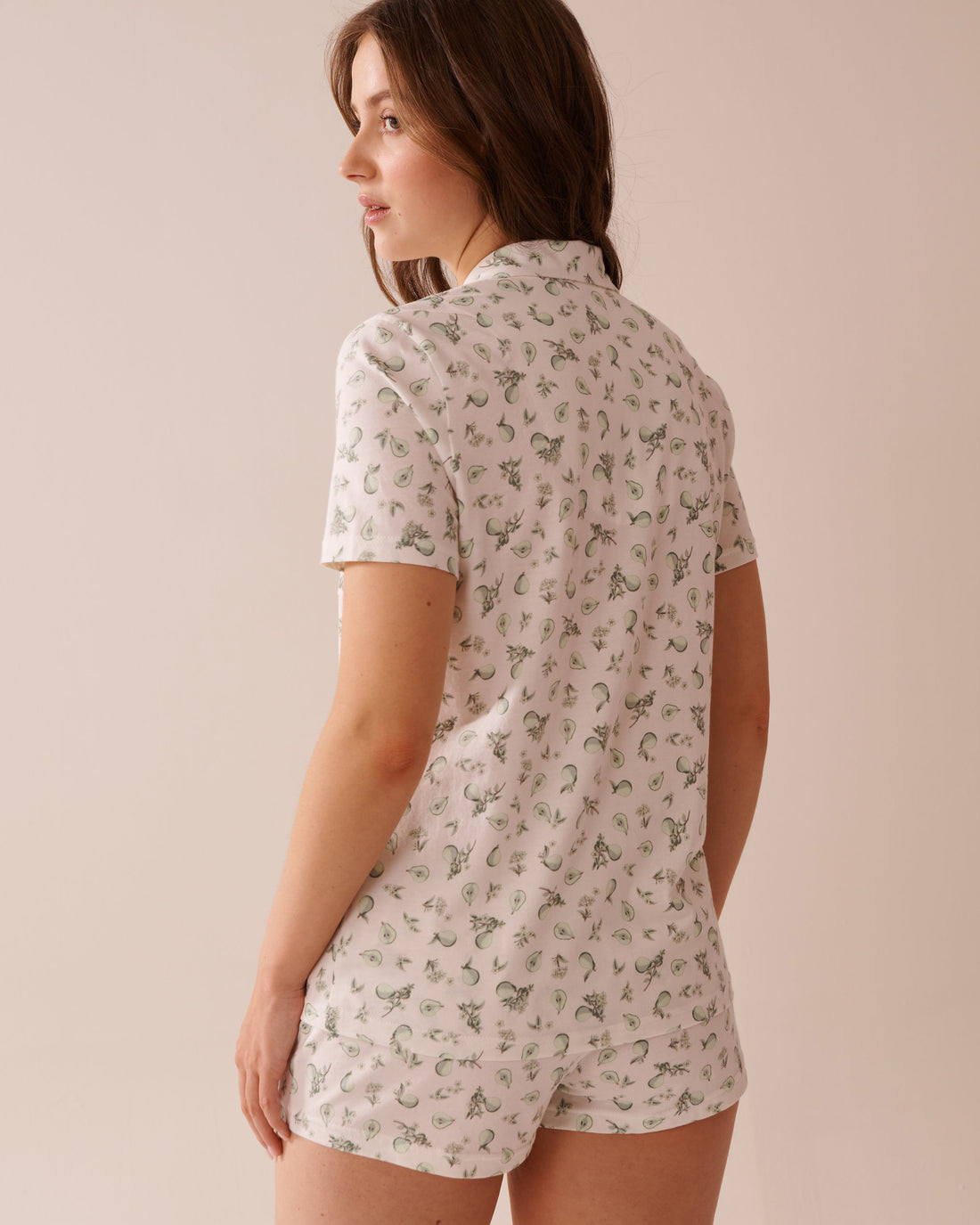 La Vie en Rose_Pear Print Shirt PJ Set_40400081_P10501_02