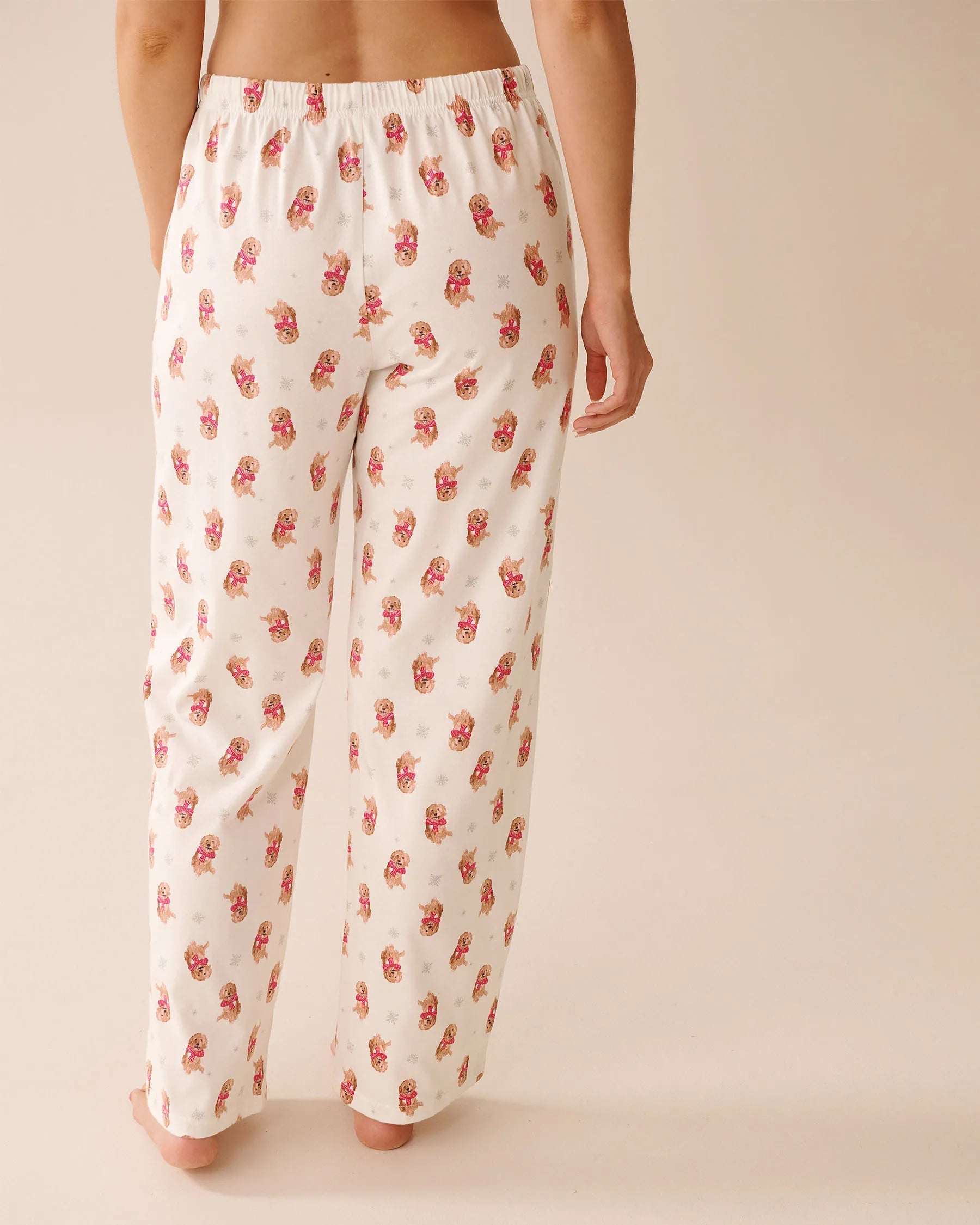 La Vie en Rose_Snow White Winter Dog_Dog Print Cotton Pj Set_40400087_P10532_06