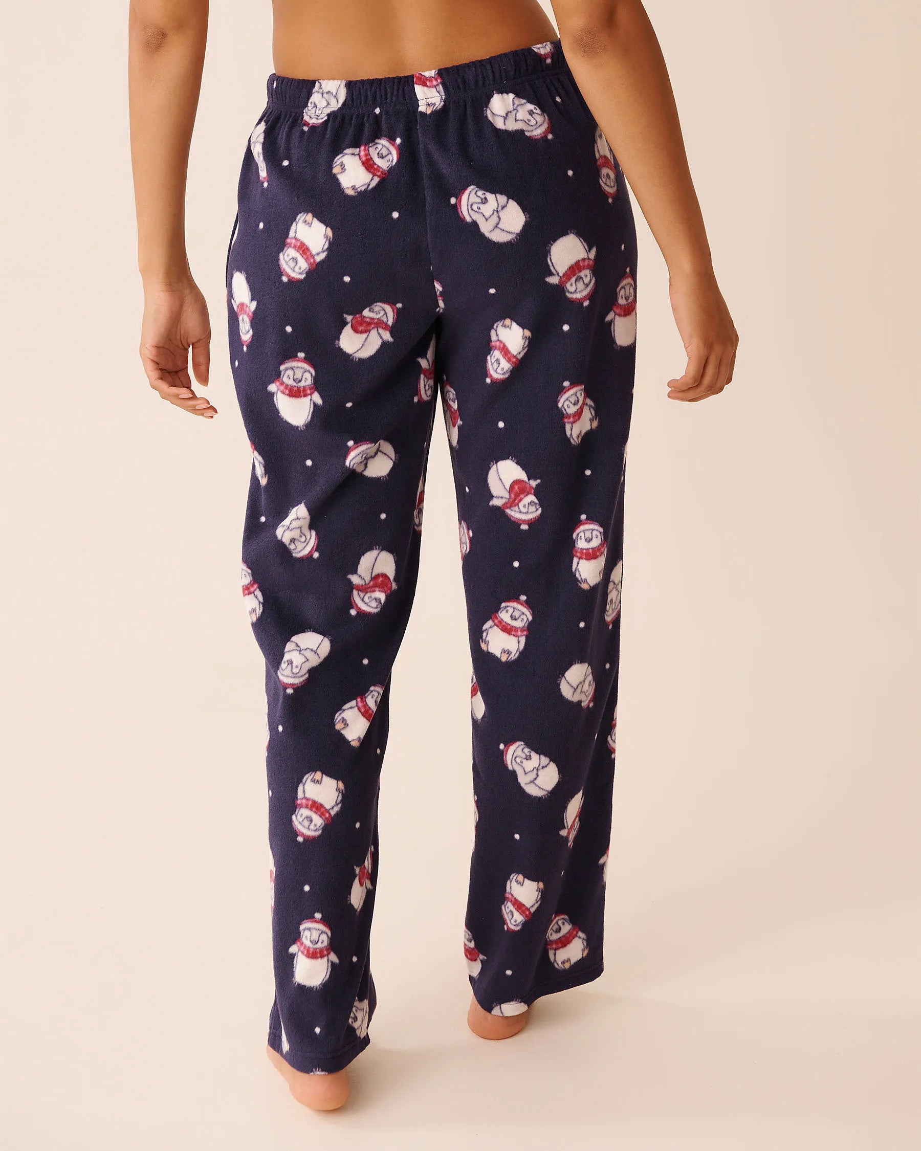 La Vie en Rose_Evening Blue Penguin_Penguin Print Microfleece Pj Set_40400090_P40501_05
