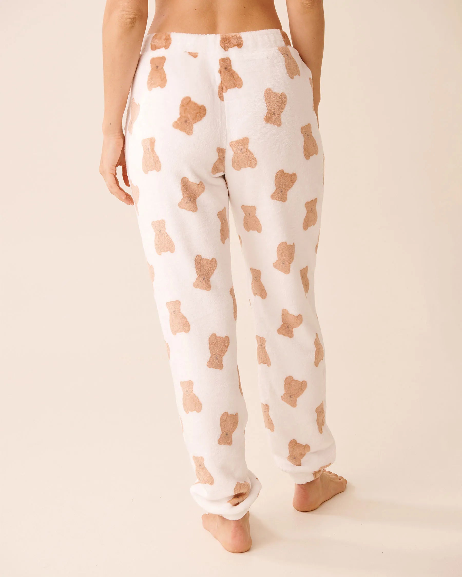 La Vie en Rose_Snow White Big Teddy_Teddy Bear Print Soft Plush Pj Set_40400091_P10559_05