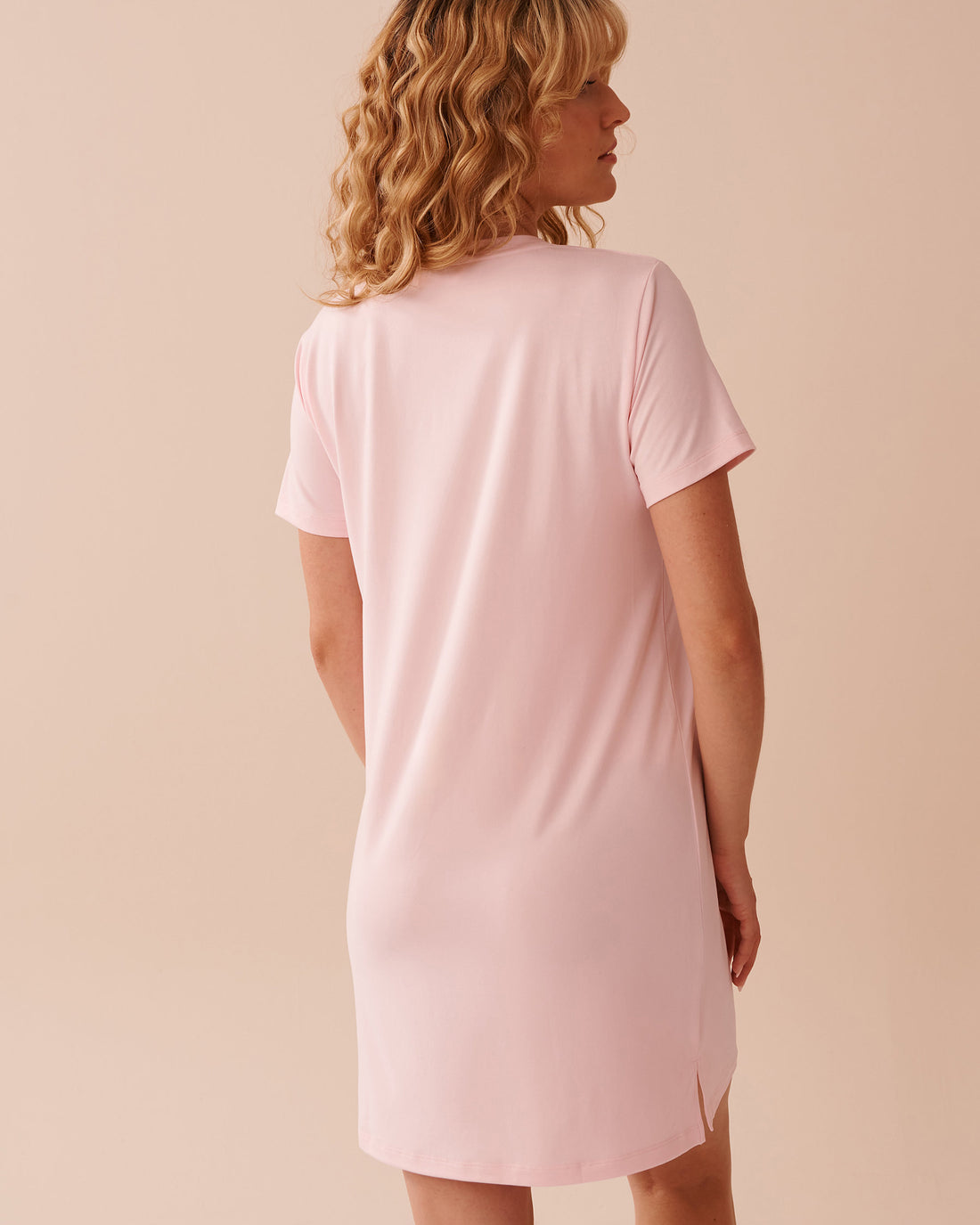 La Vie en Rose_Teddy Bear Print Super Soft Sleepshirt_40500411_60042_02