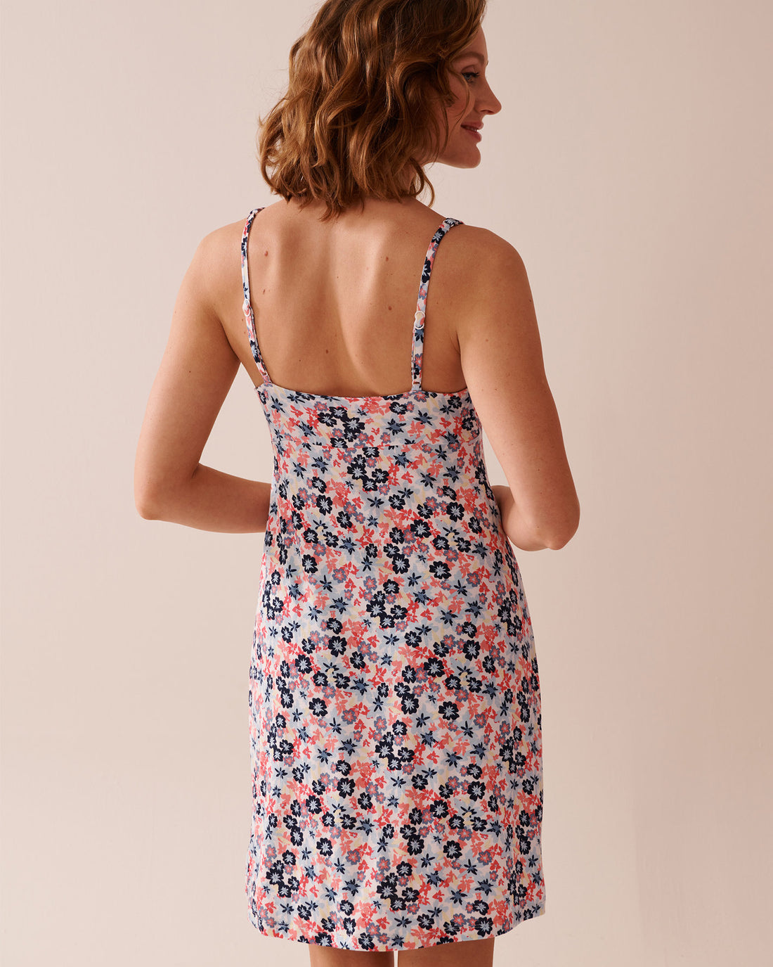 La Vie en Rose_Multi Flower Soft Jersey Nightie_40500425_P10484_02