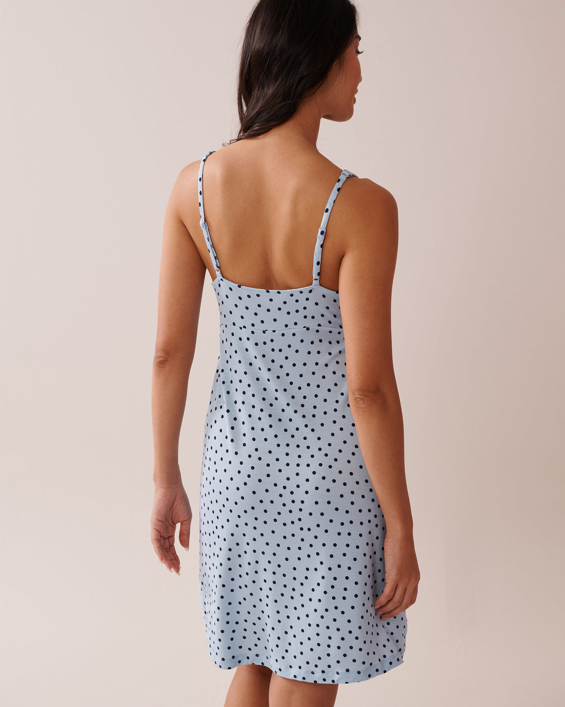 La Vie en Rose_Polka Dot Soft Jersey Nightie_40500425_P40432_02