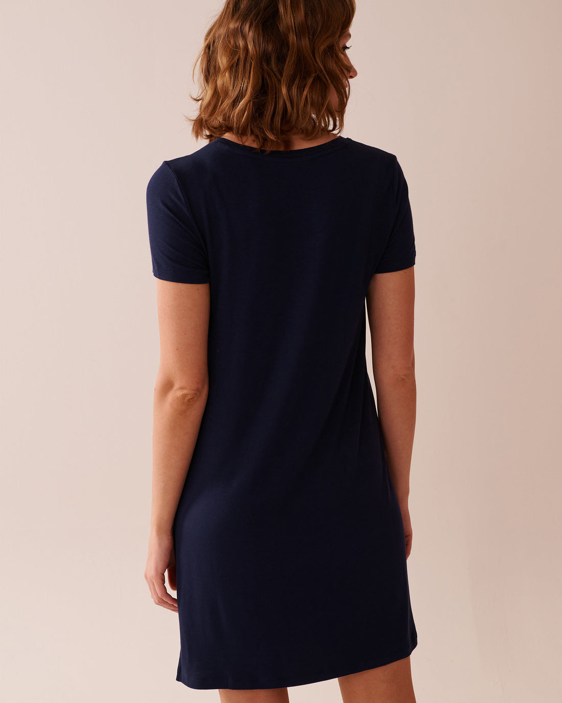 La Vie en Rose_Soft Jersey Short Sleeve Sleepshir_40500426_40099_02