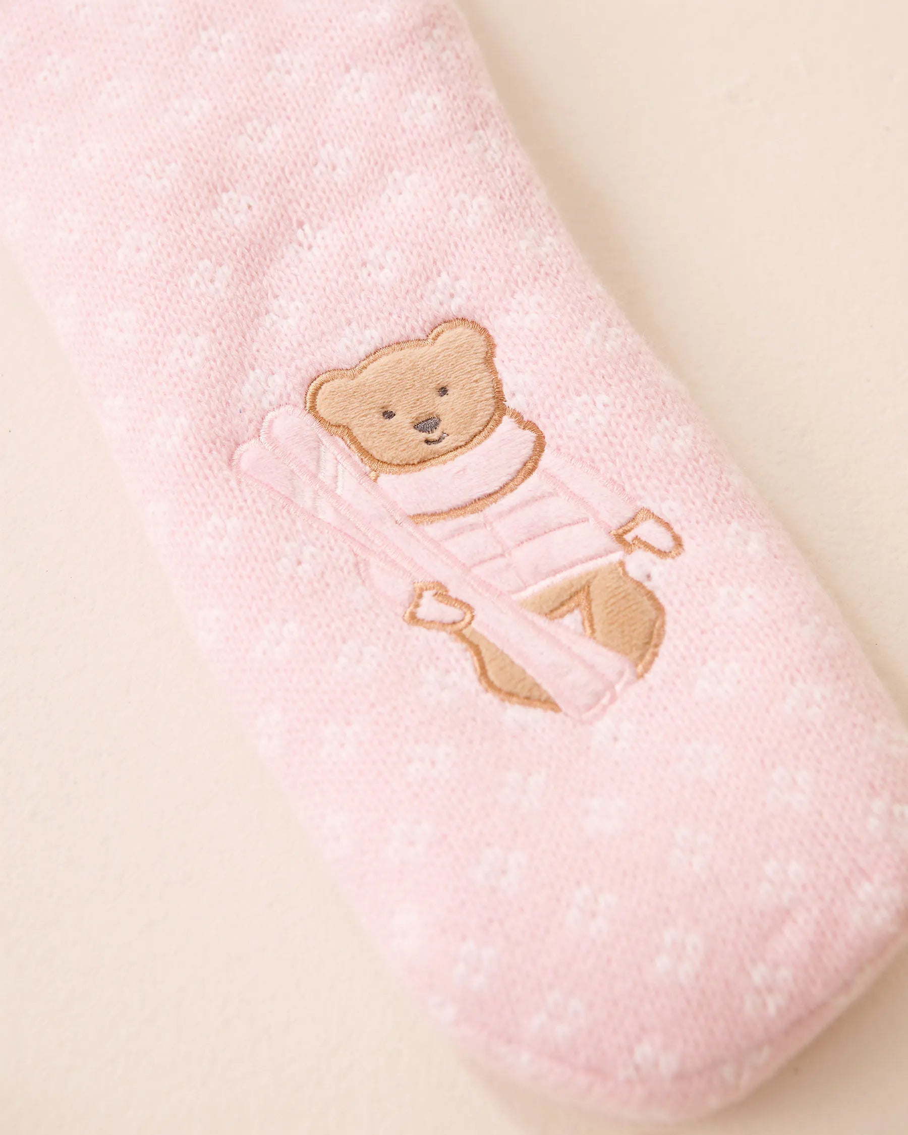 La Vie en Rose_Cherry Blossom Dot_Long Knit and Sherpa Teddy Bear Socks_40700426_P60434_03