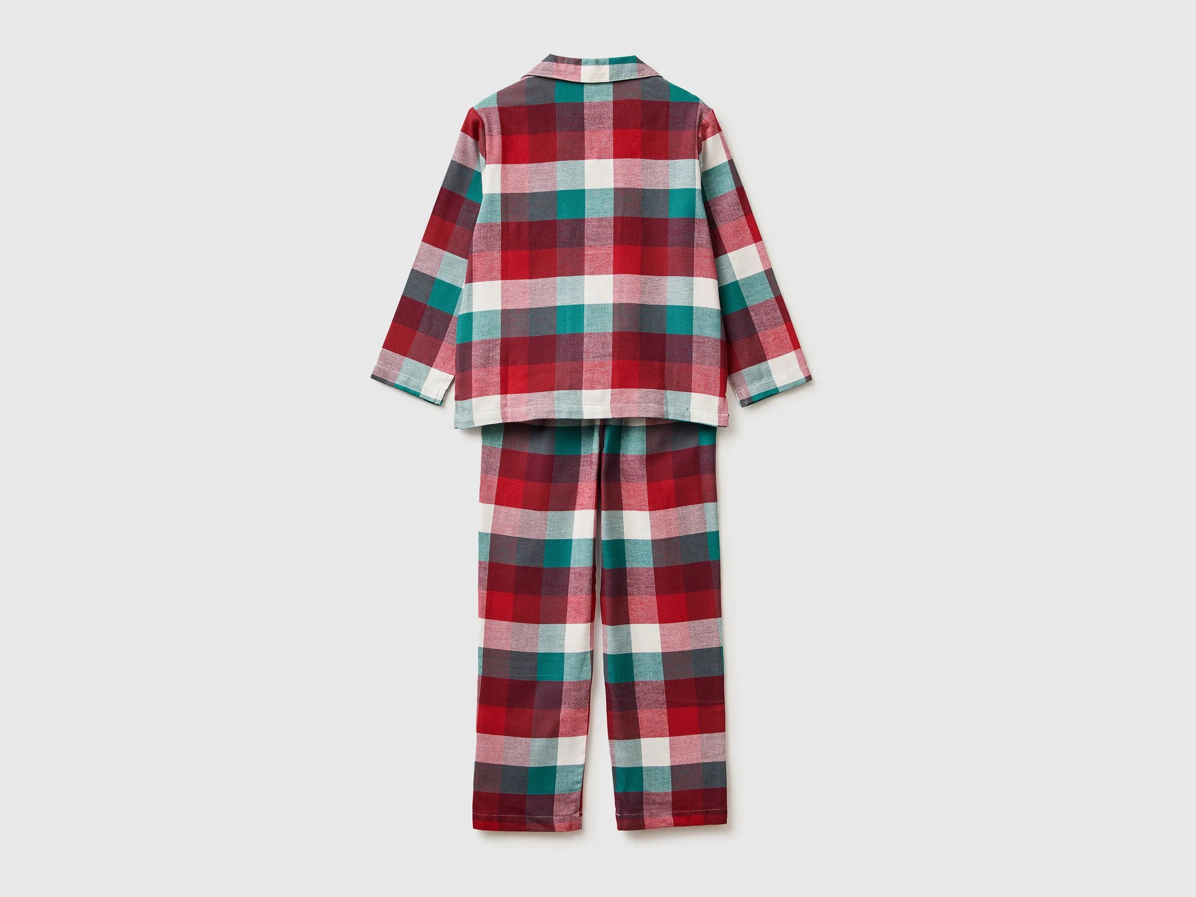 Benetton_Red_Flannel Tartan Pyjamas_40EP0P009_906_02