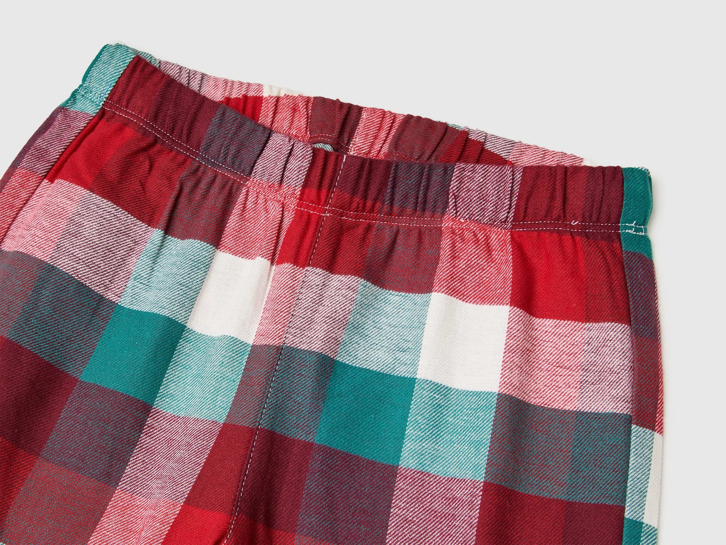Benetton_Red_Flannel Tartan Pyjamas_40EP0P009_906_03