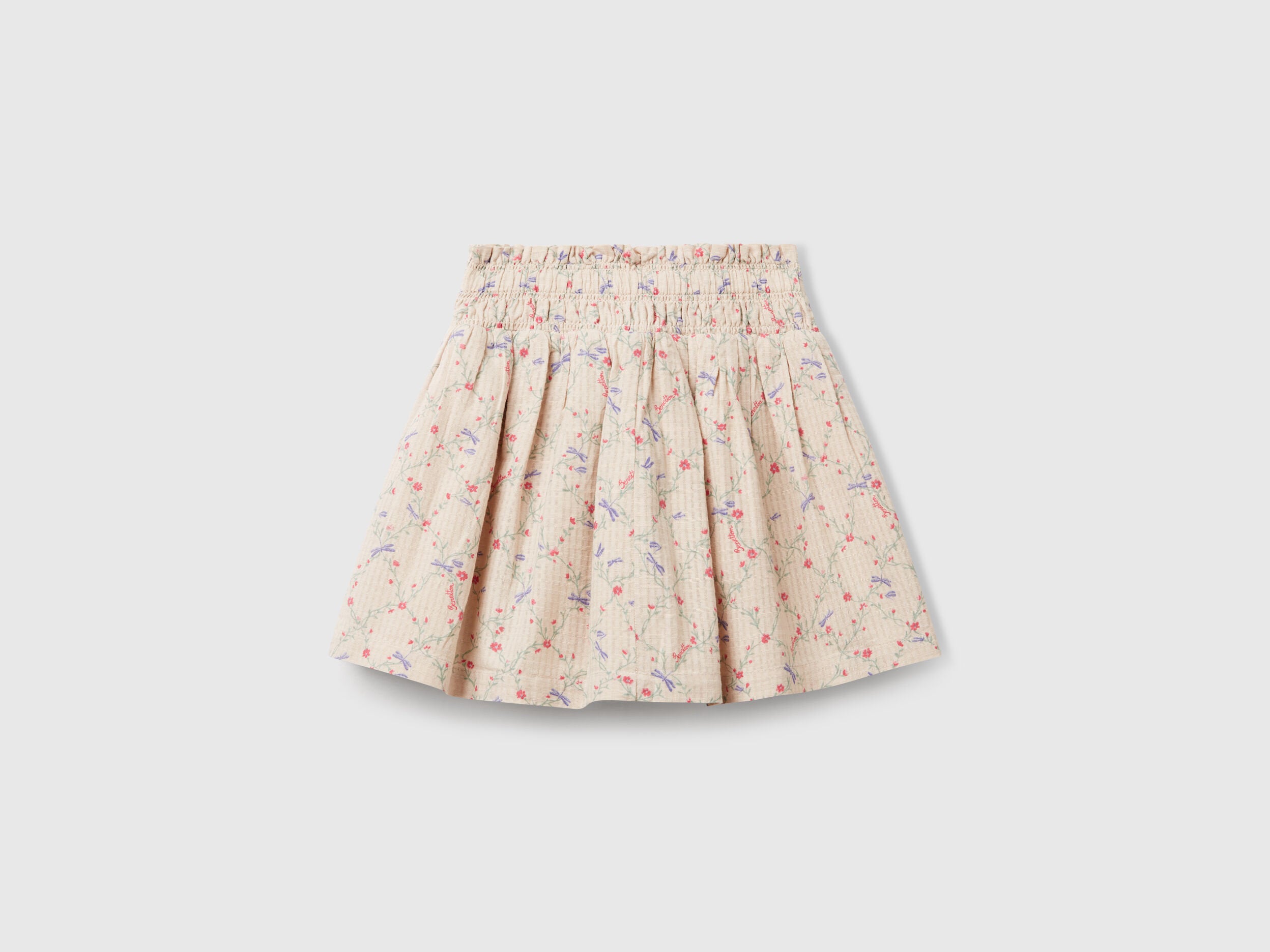 Benetton_Floral Skirt with Sash_40VFG0013_64K_02