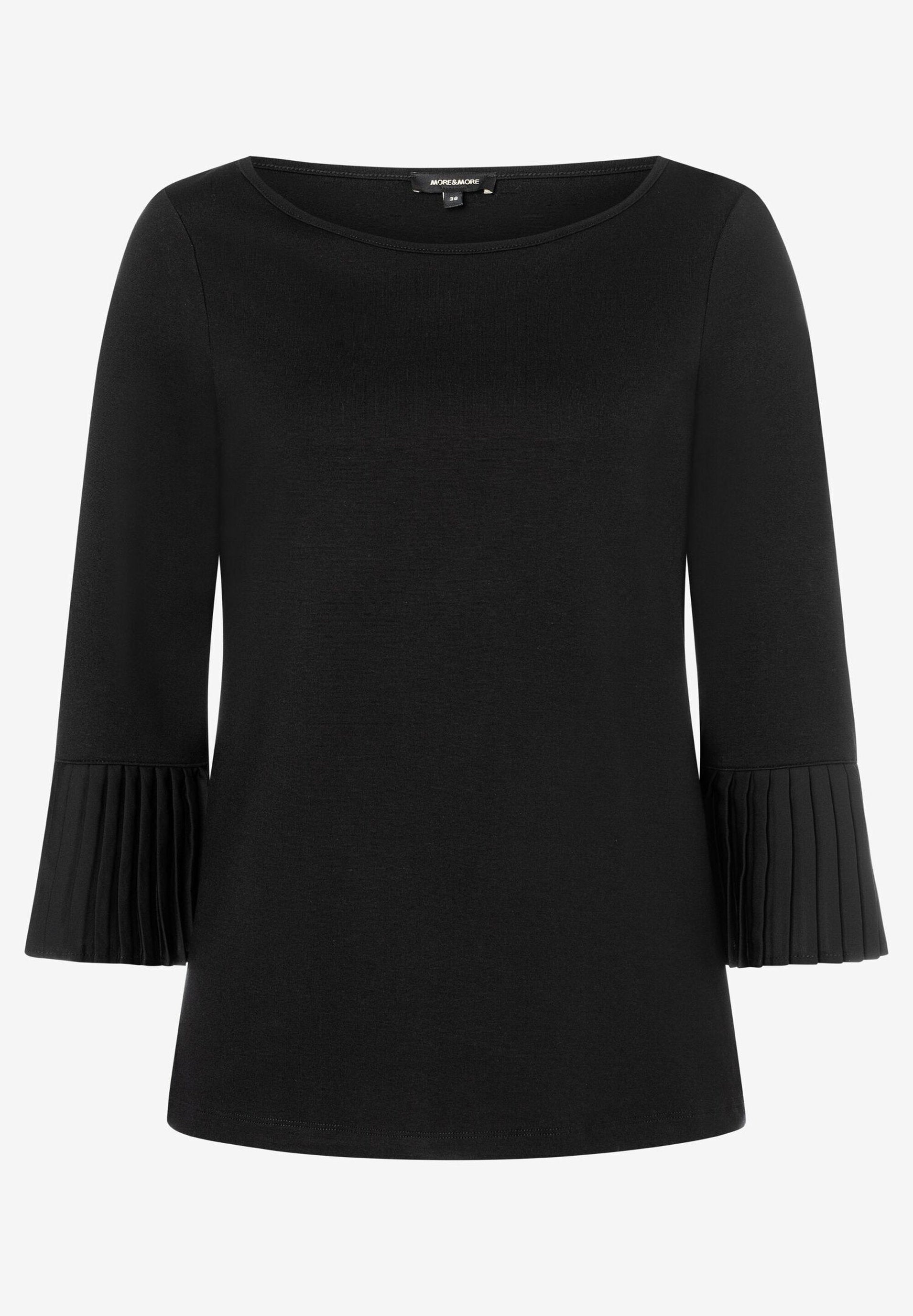 Jersey Shirt With Pleated Sleeves_41010202_0790_03