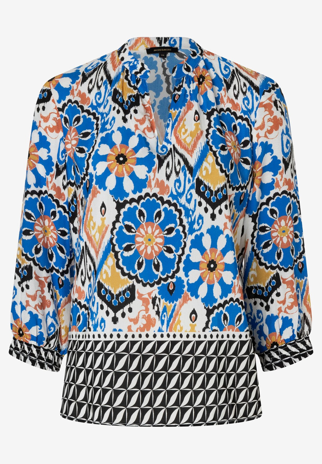 Ornament Print Viscose Blouse_41062051_5331_04