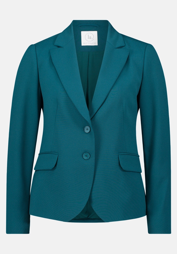 Betty Barclay_Deep Teal_Classic Blazer with Pockets_4178-3747_5048_04