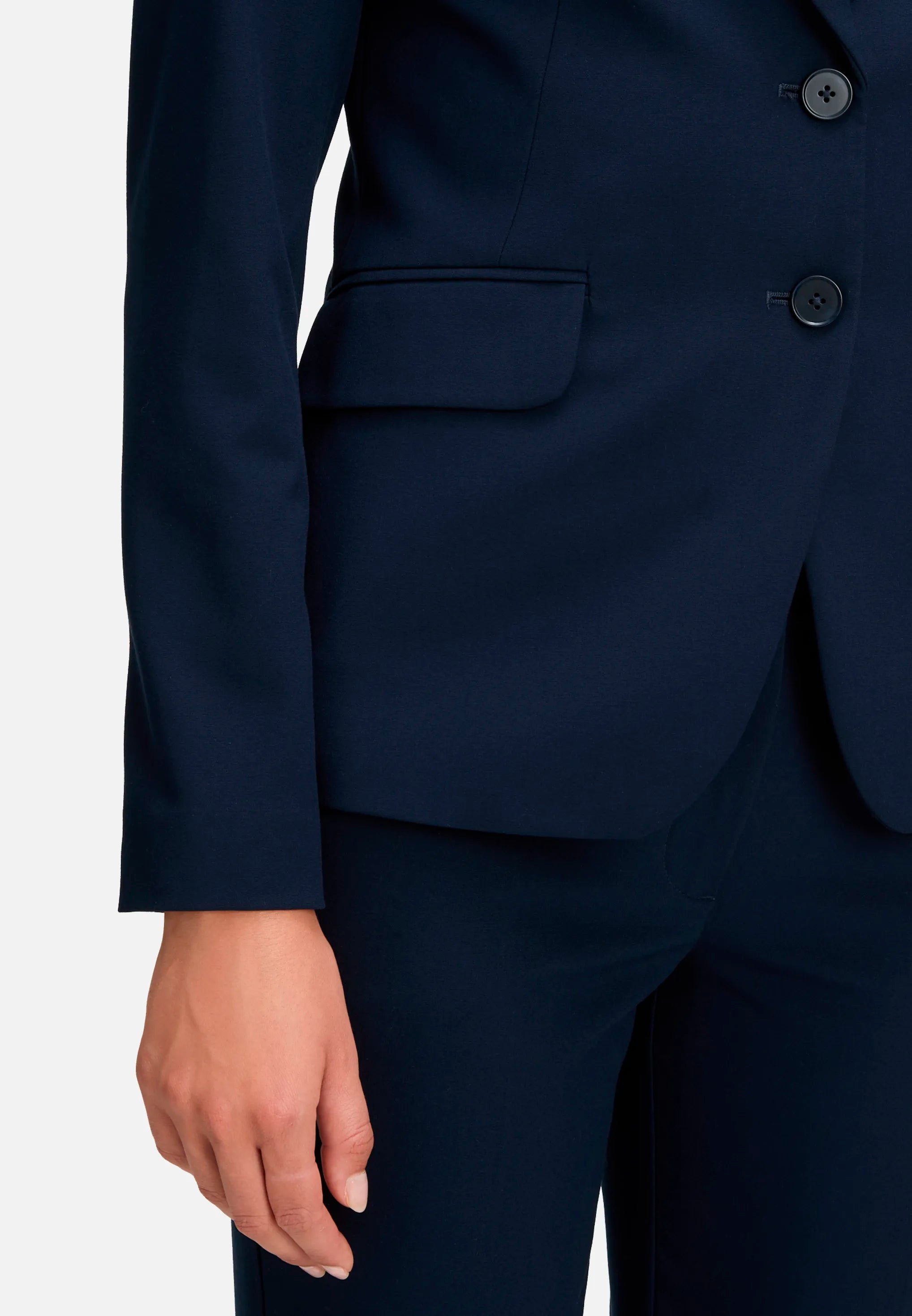 Betty Barclay_Blue_Classic Blazer with Pockets_4178-3747_8543_06