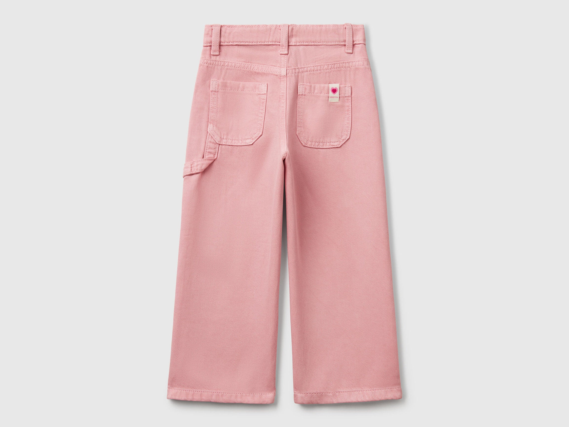 Benetton_Flowy Trousers with Tapered Leg_41AQGE02H_69J_02