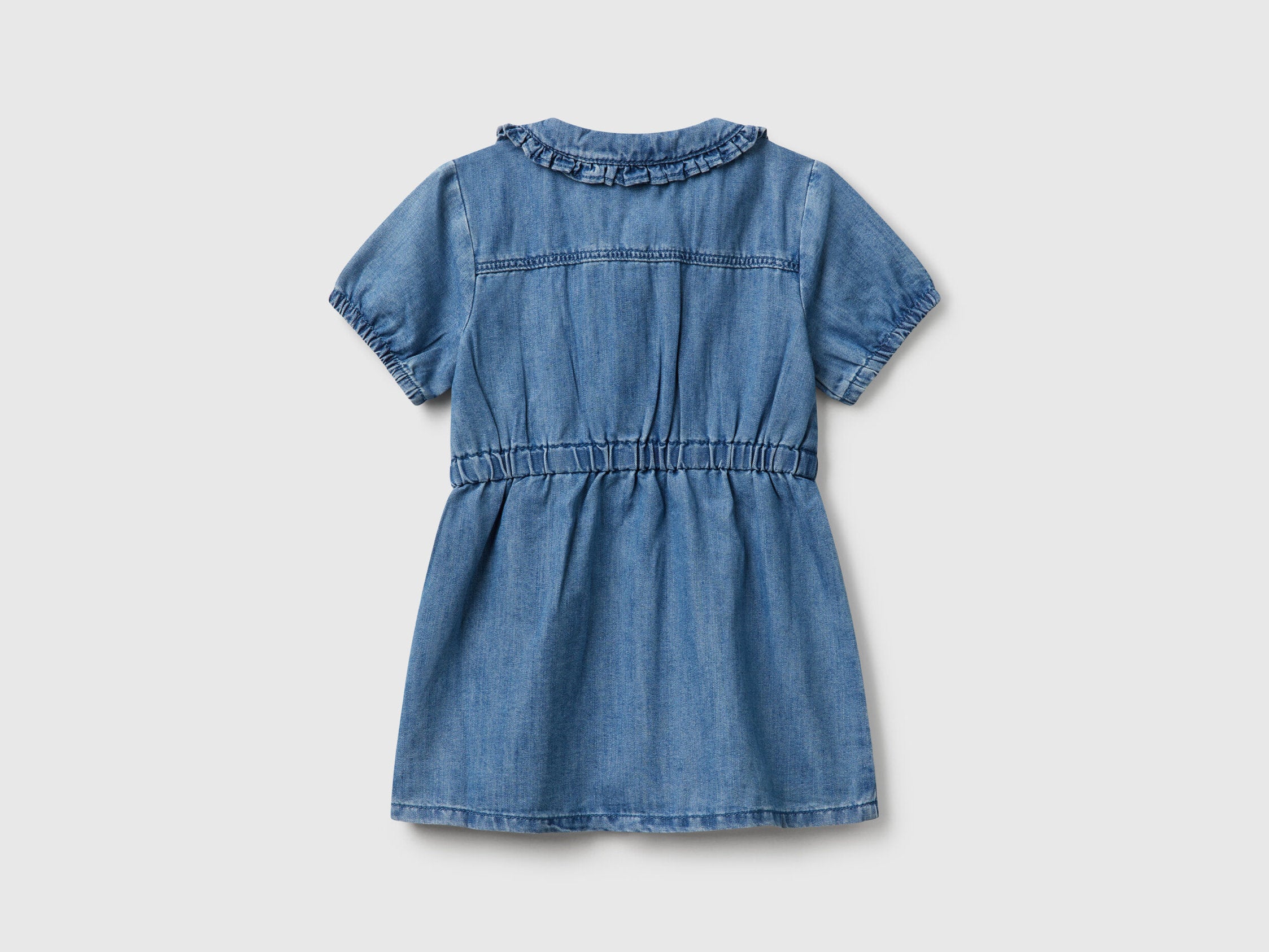 Benetton_Dress with Chambray Collar_41DWGV029_901_02
