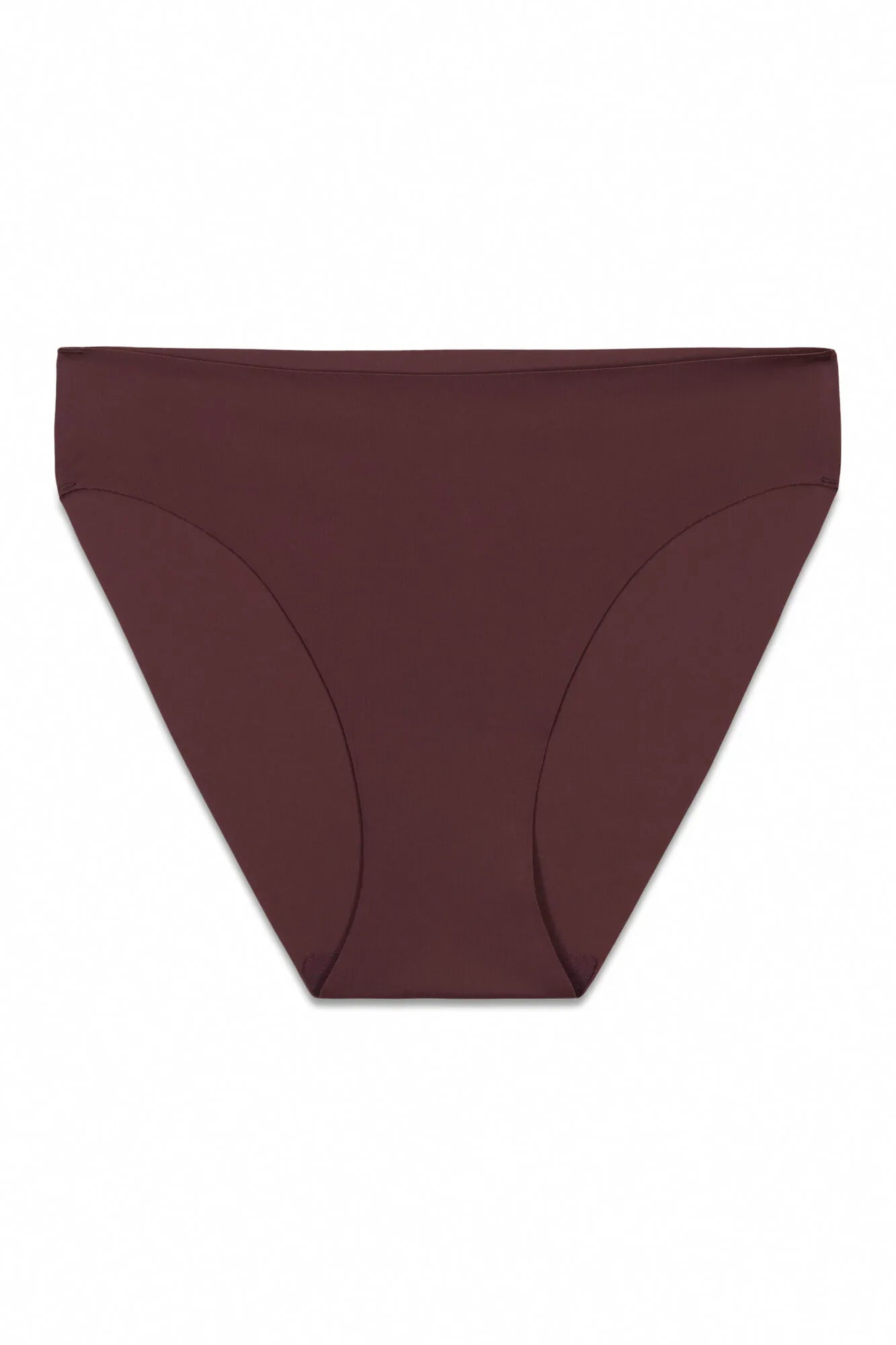 Women Secret Maroon Women Burgundy Microfibre Classic Clean Cut Panty SKU: 4213766_69 Image 05