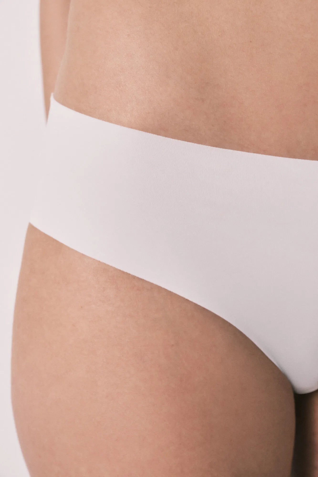 Women Secret Ivory Women White Microfibre Clean Cut Culotte Panty SKU: 4213773_96 Image 03