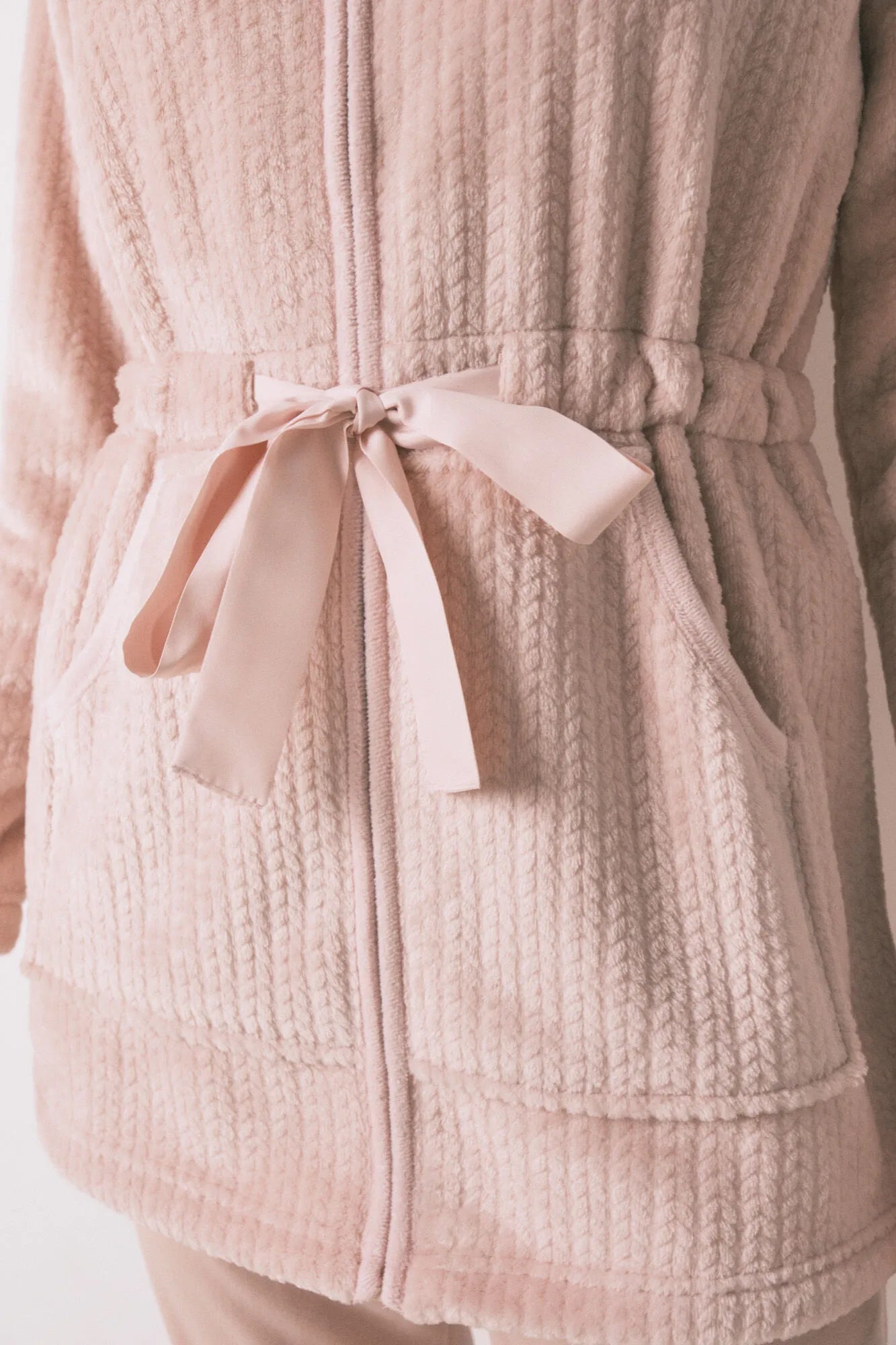 Women Secret_Pink_Pink Midi Fleece Robe_4352437_71_04