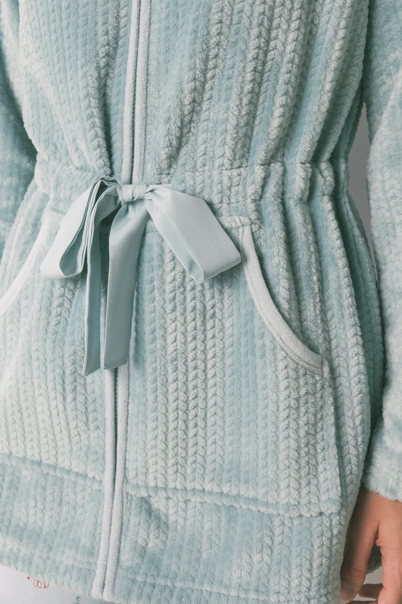 Women Secret_Green_Green Midi Fleece Robe_4352438_23_02