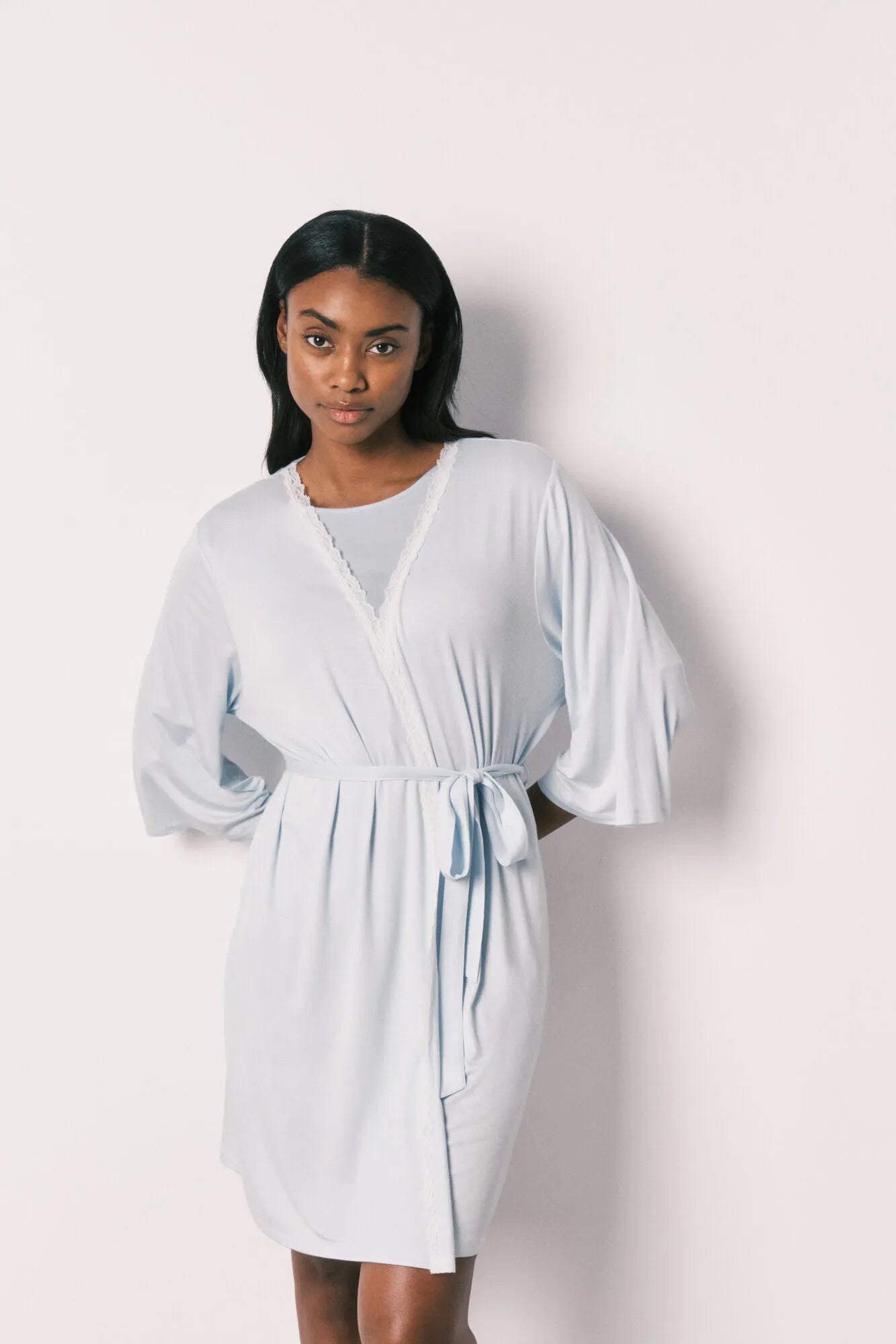 Women Secret_Light Blue_Blue Viscose Soft Touch Midi Robe_4353597_17_04