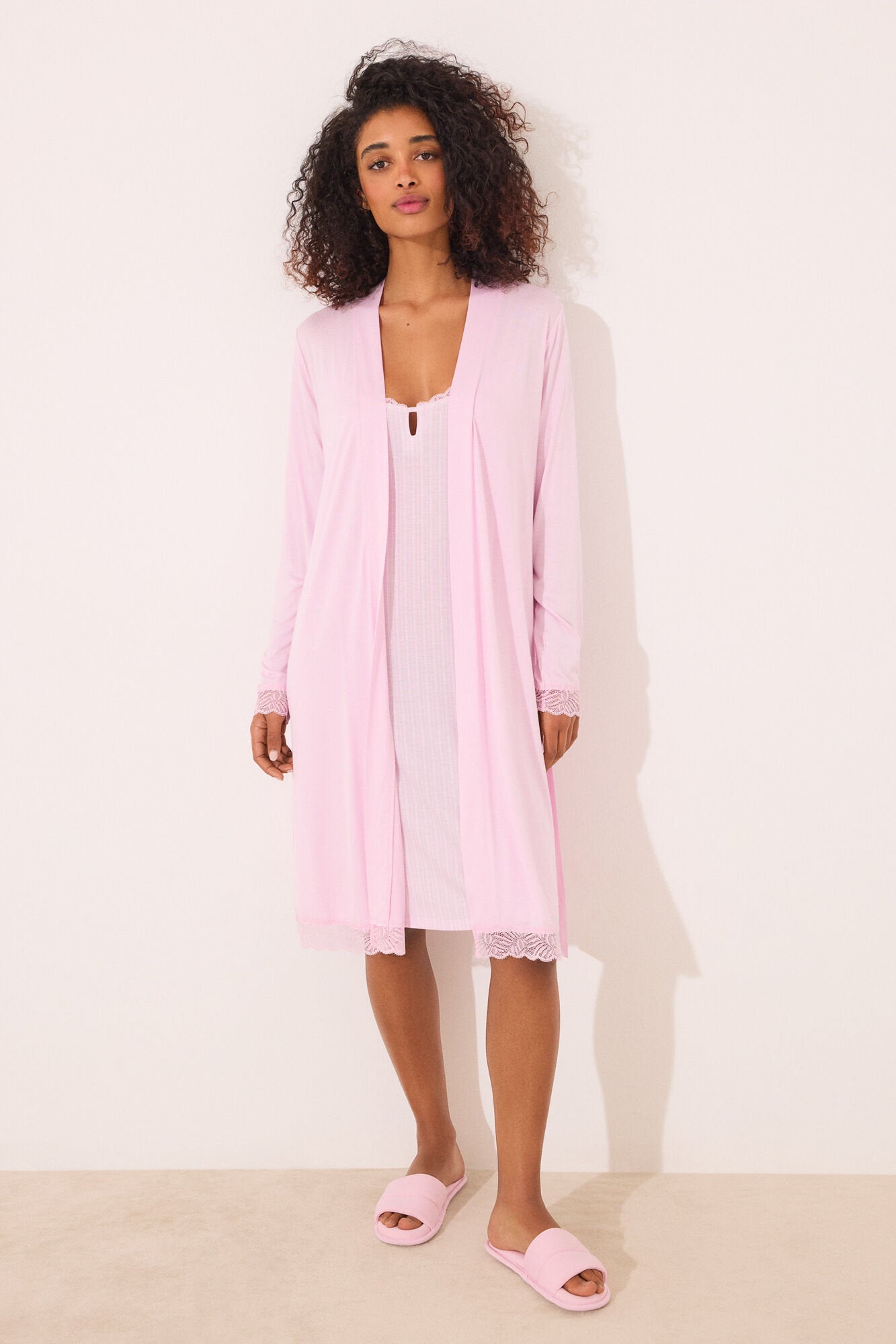 Women Secret_Pink Viscose Midi Robe_4359711_71_03