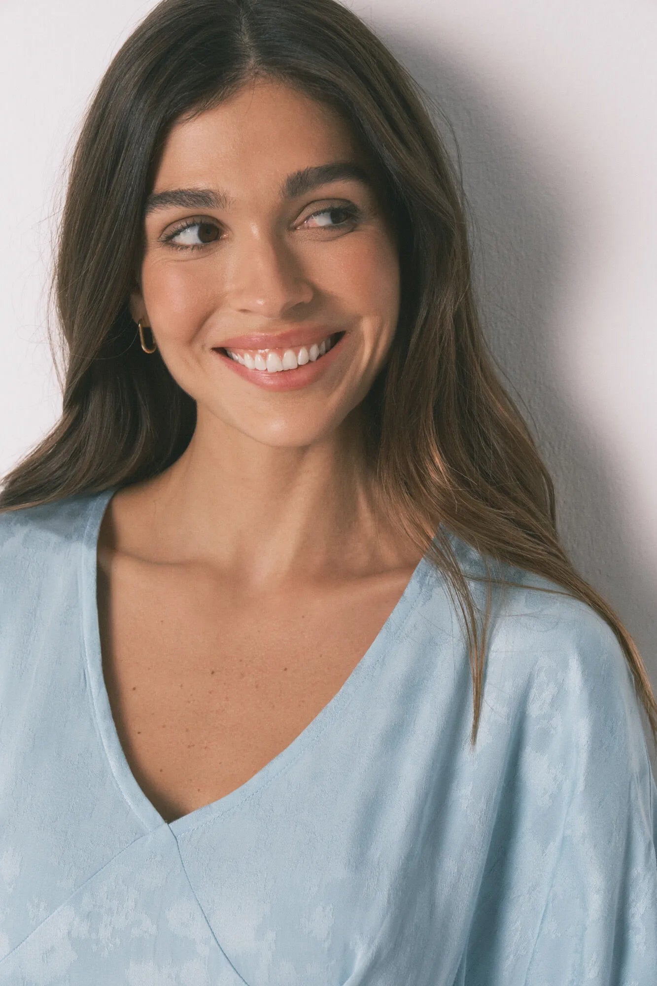 Women Secret_Green_Long Nightgown with Gathered Neckline_4363623_23_05