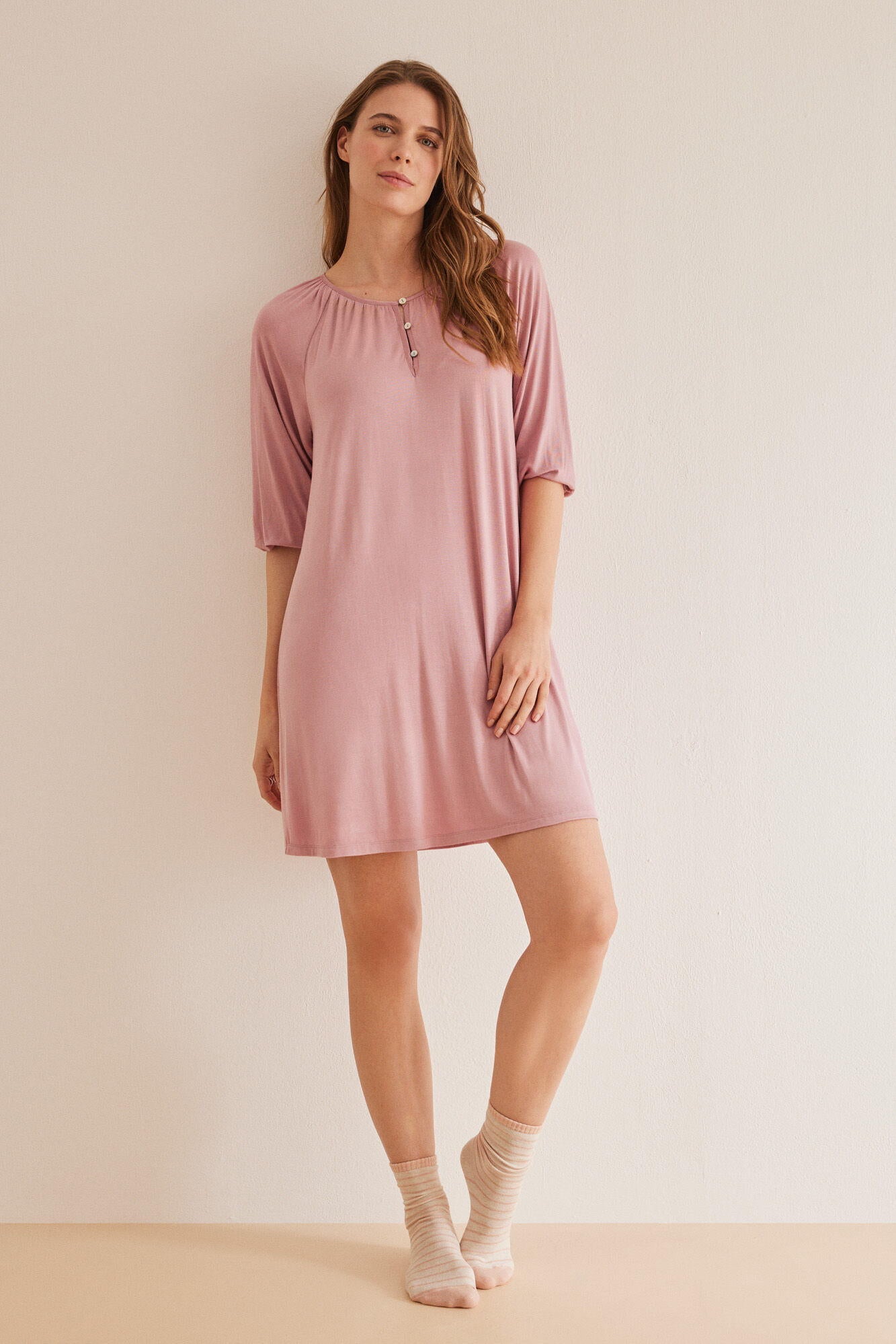 Long Sleeves Short Nightdress_4367476_72_02