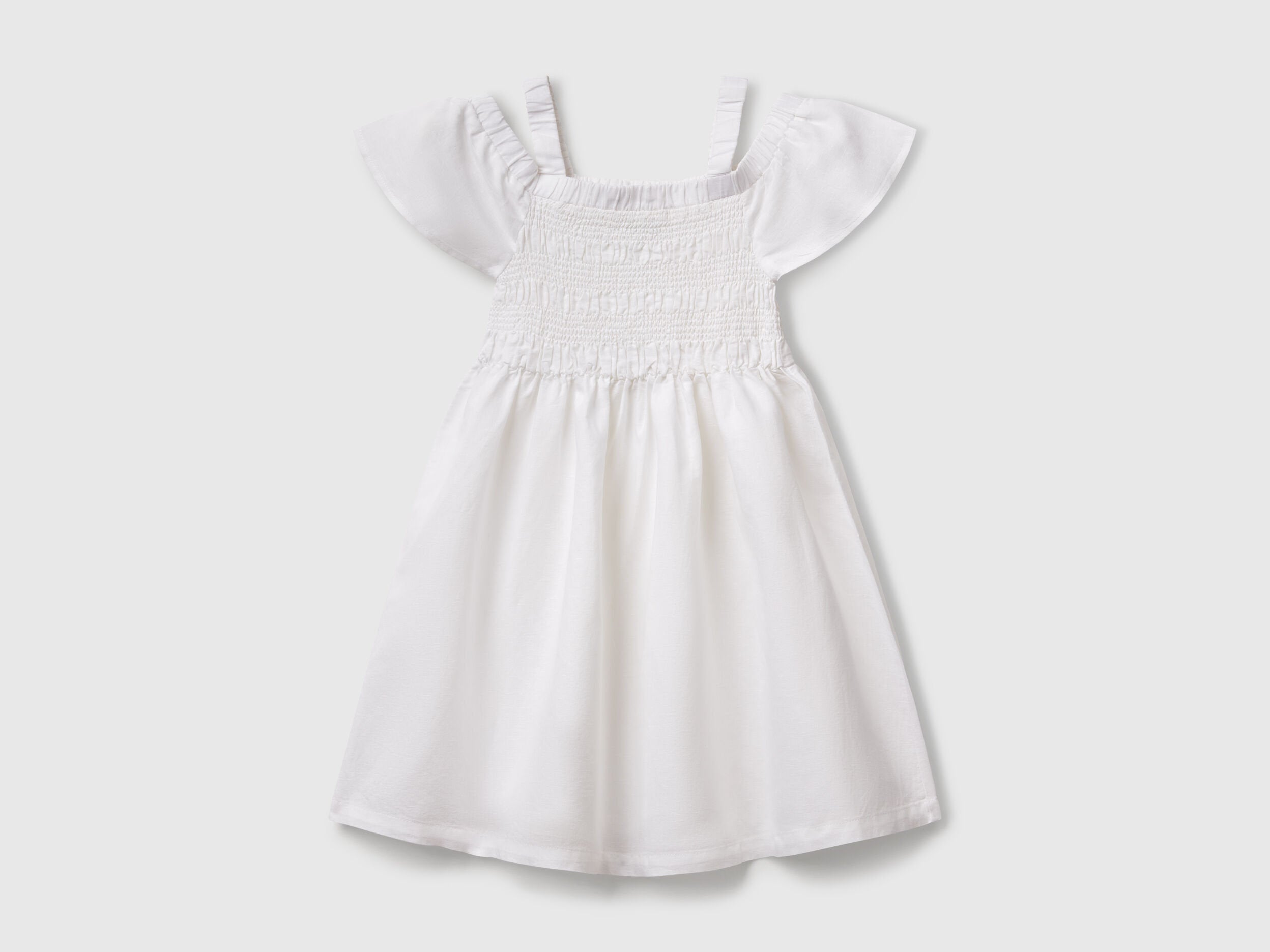 Benetton_Linen Blend Dress_43WBCV037_101_01