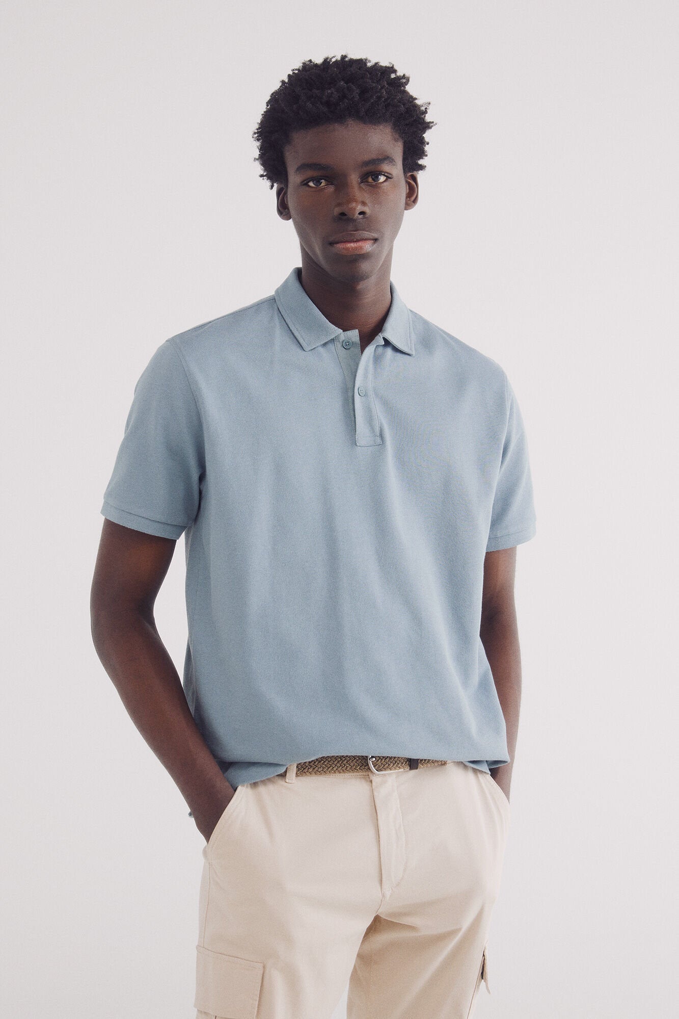 Springfield_Regular Fit Structured Polo_4409004_81_01