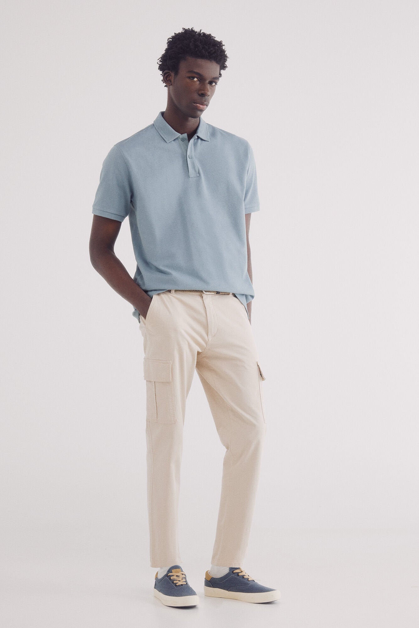 Springfield_Regular Fit Structured Polo_4409004_81_02