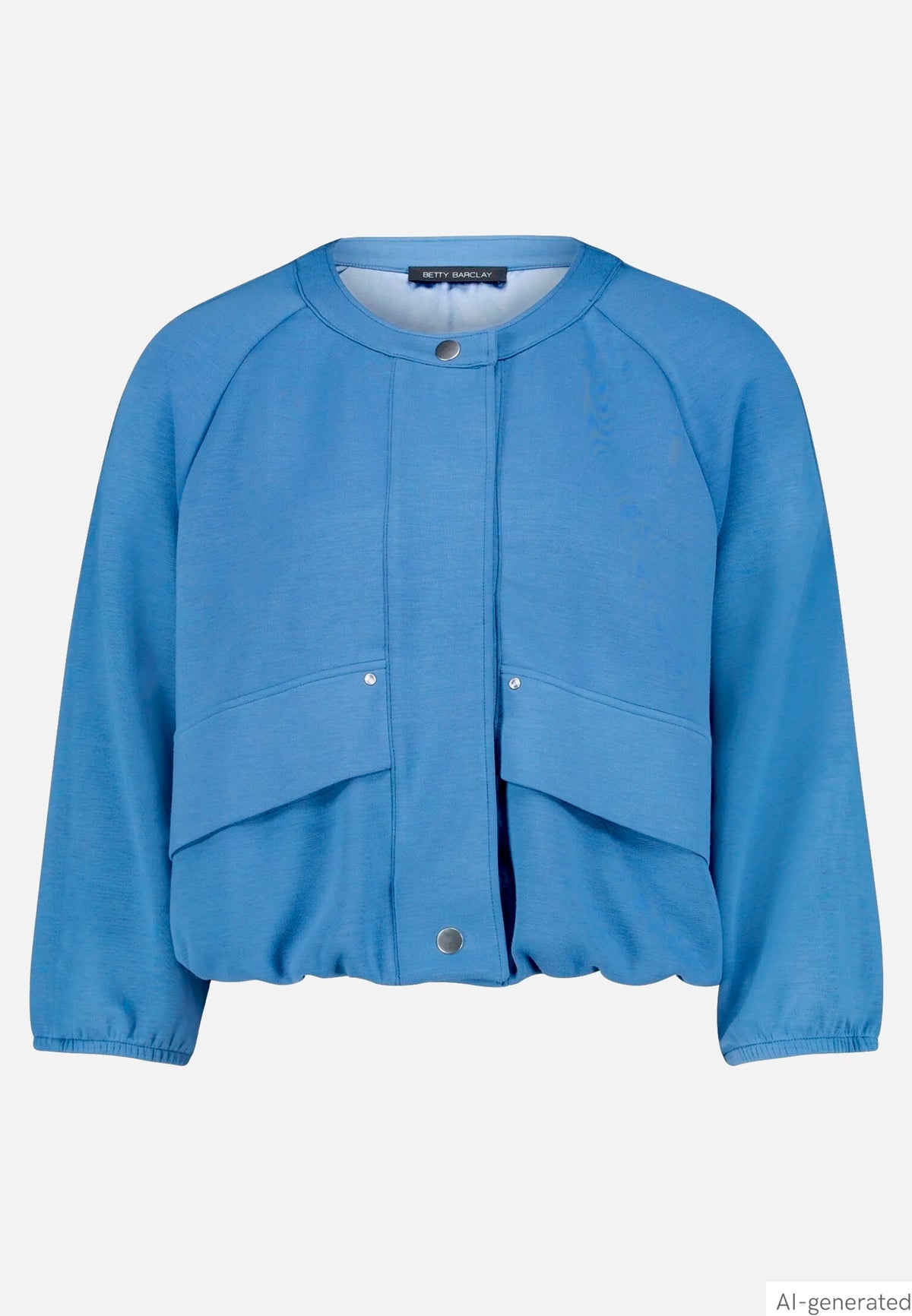 Betty Barclay Blue Horizon Women Blouson with 3/4 Sleeves SKU: 4431-1659_8427 Image 04