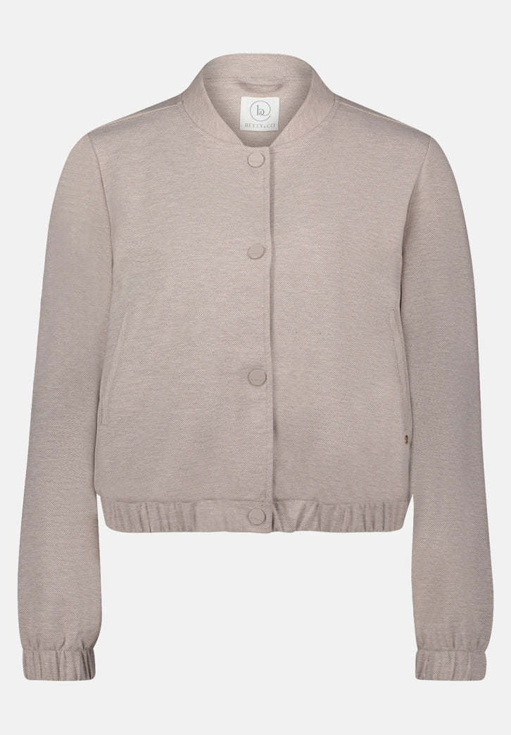 Betty Barclay_Dark Cream Melange_Long-Sleeved Blouson_4442-3480_1714_04