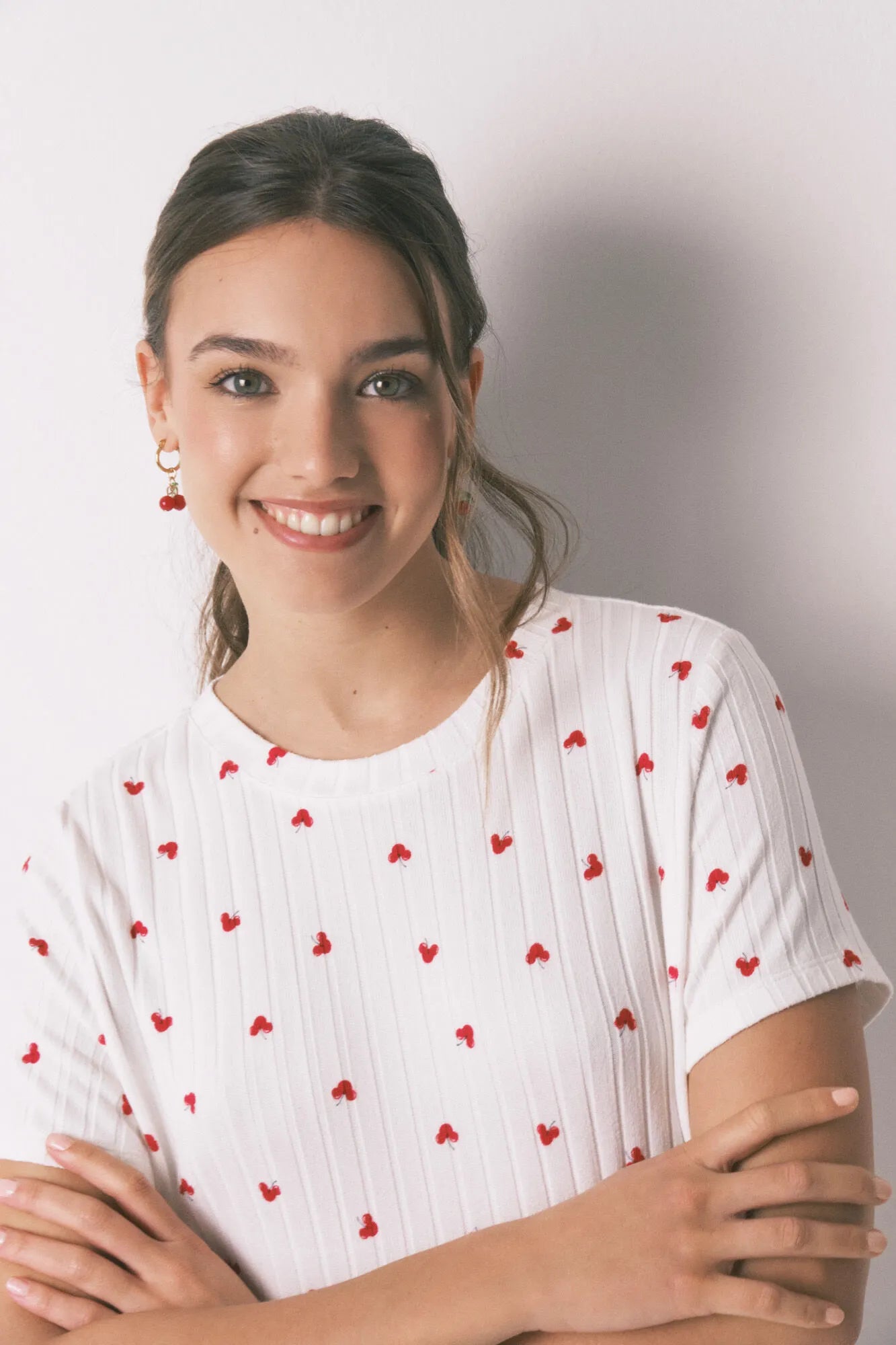 Women Secret_White Print_Mickey Cherry Print Nightgown_4443617_97_02