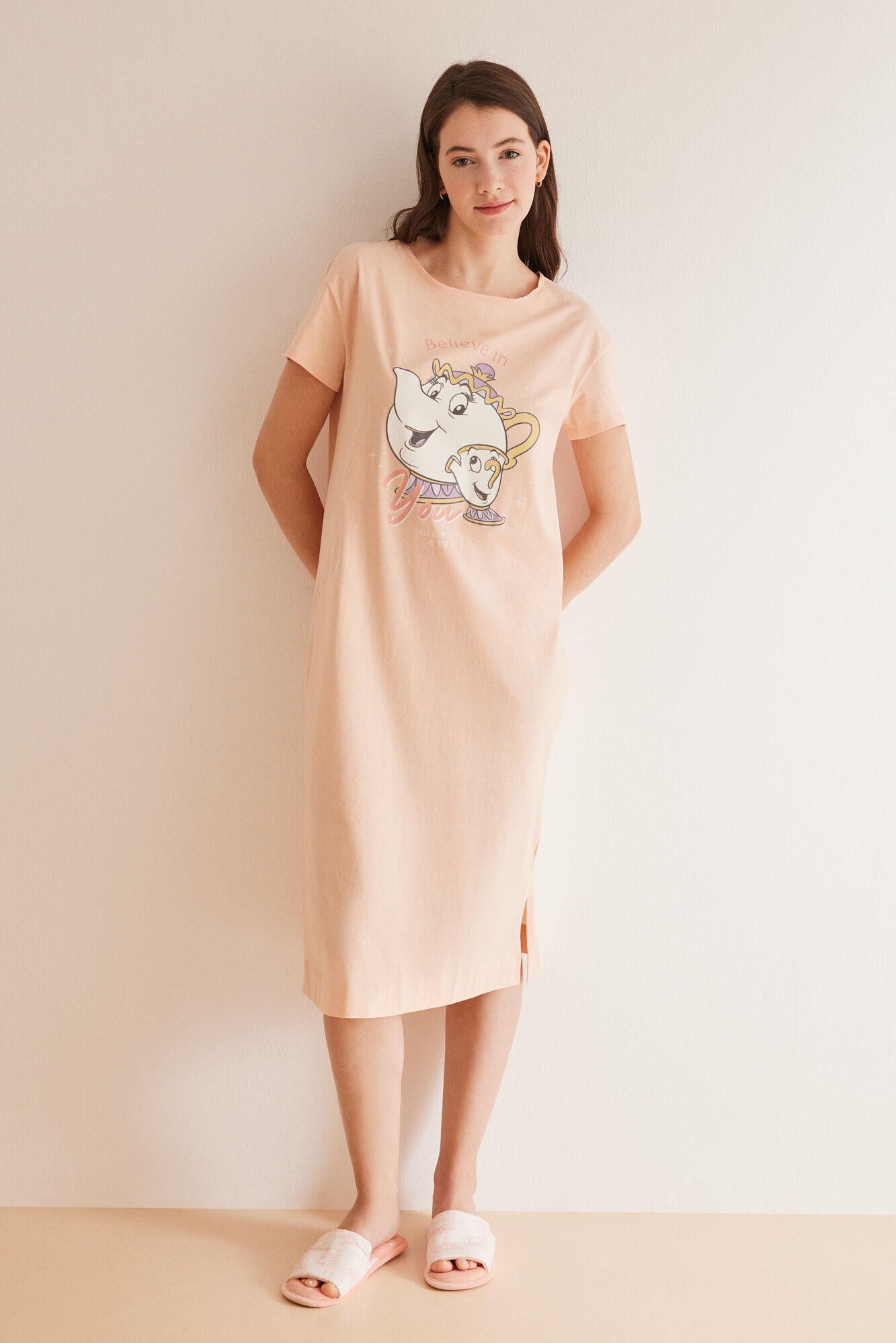 Short Sleeve Medium Nightdress_4447709_72_01