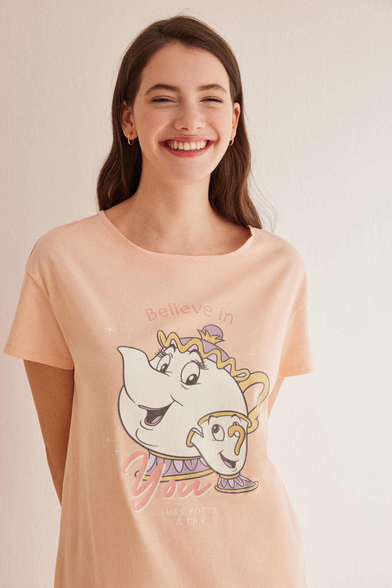 Short Sleeve Medium Nightdress_4447709_72_02