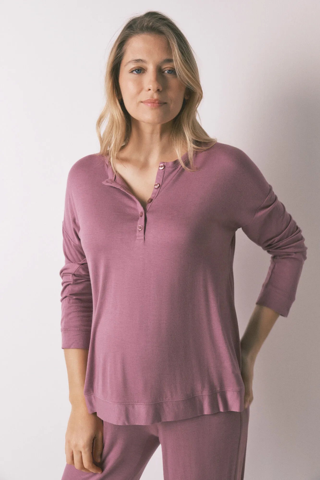 Women Secret_Pink_Pink Super Soft Maternity Long Pyjamas_4463217_72_01